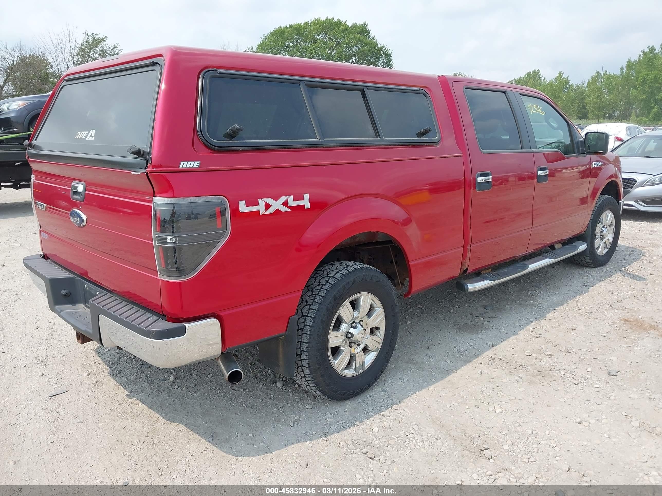 2009 Ford F-150 Fx4/king Ranch/lariat/platinum/xl/xlt Red vin: 1FTPW14V09KC17882