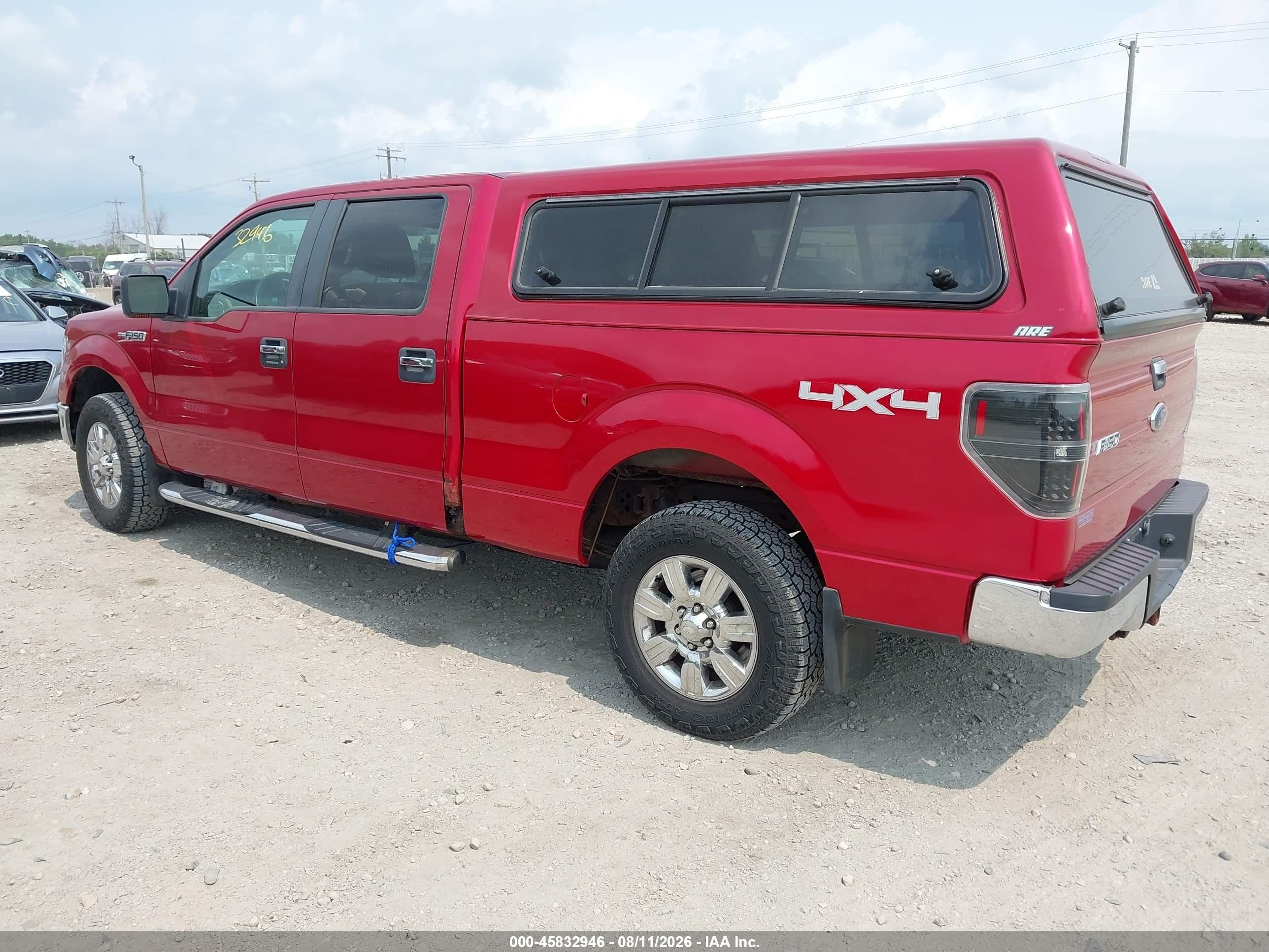 2009 Ford F-150 Fx4/king Ranch/lariat/platinum/xl/xlt Red vin: 1FTPW14V09KC17882