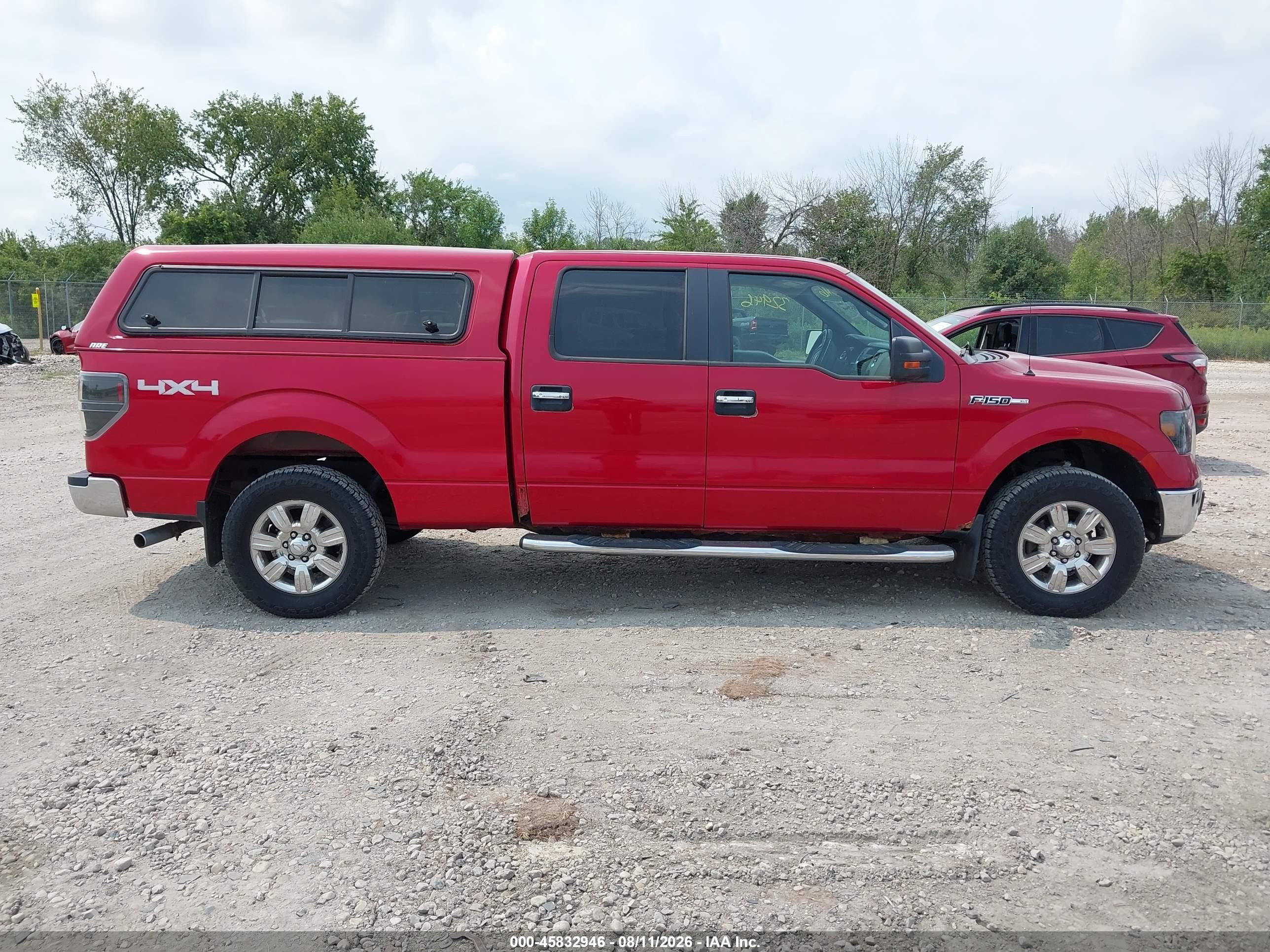 2009 Ford F-150 Fx4/king Ranch/lariat/platinum/xl/xlt Red vin: 1FTPW14V09KC17882