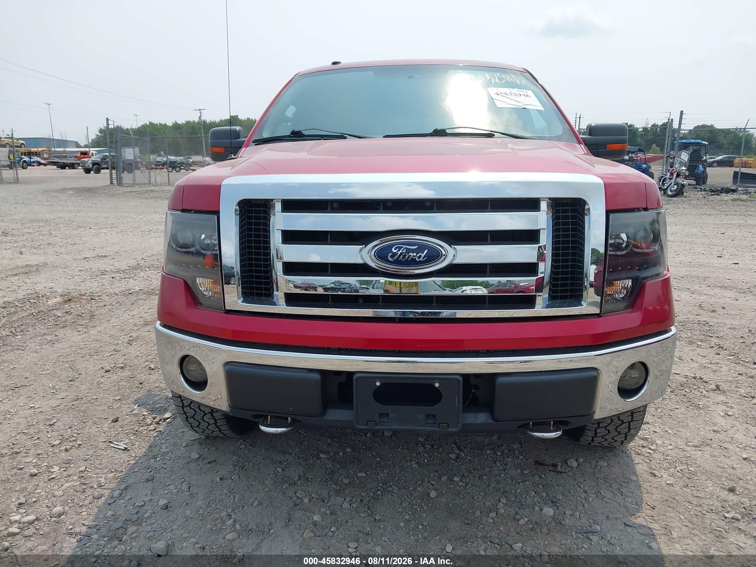 2009 Ford F-150 Fx4/king Ranch/lariat/platinum/xl/xlt Red vin: 1FTPW14V09KC17882