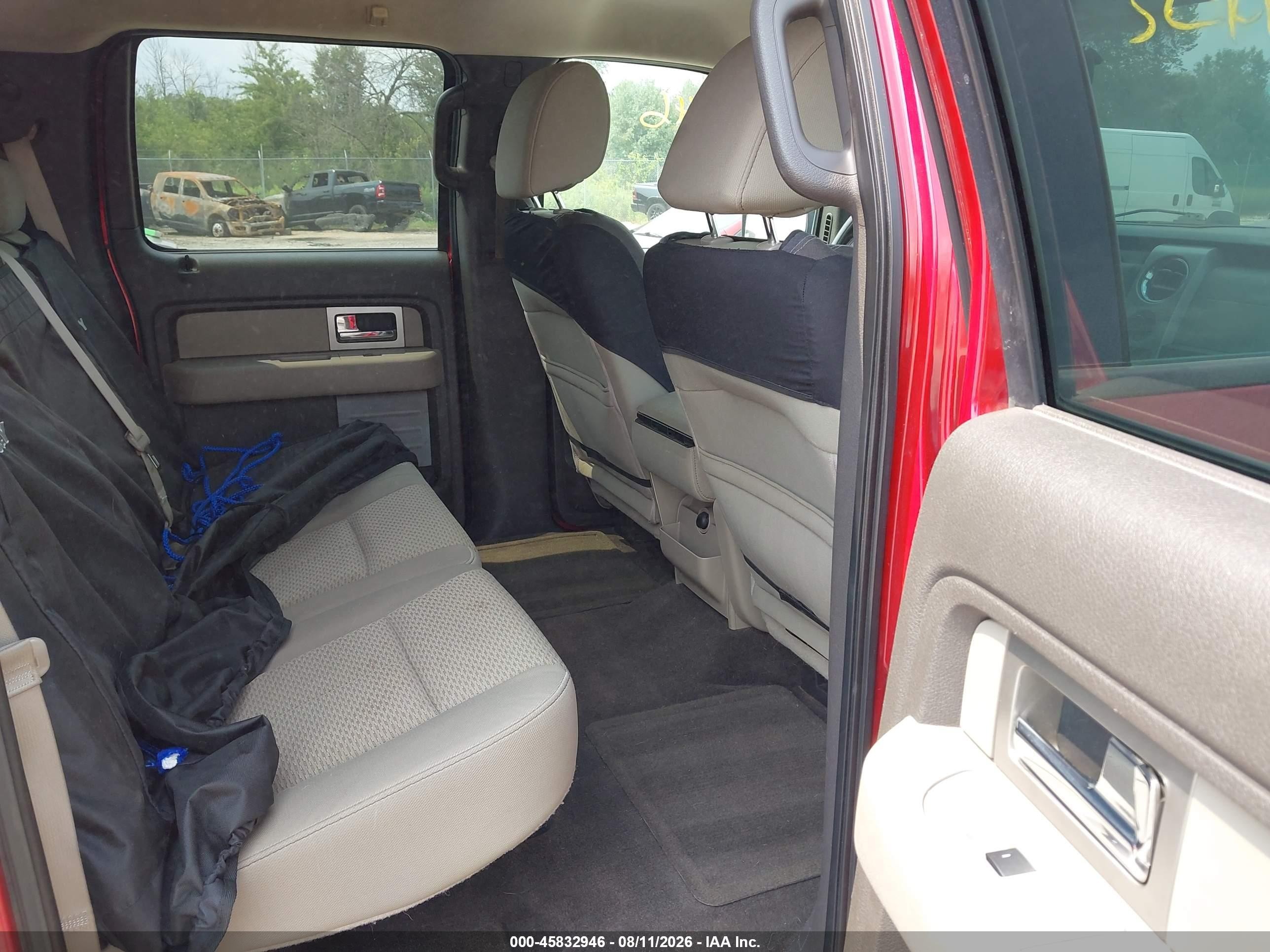 2009 Ford F-150 Fx4/king Ranch/lariat/platinum/xl/xlt Red vin: 1FTPW14V09KC17882