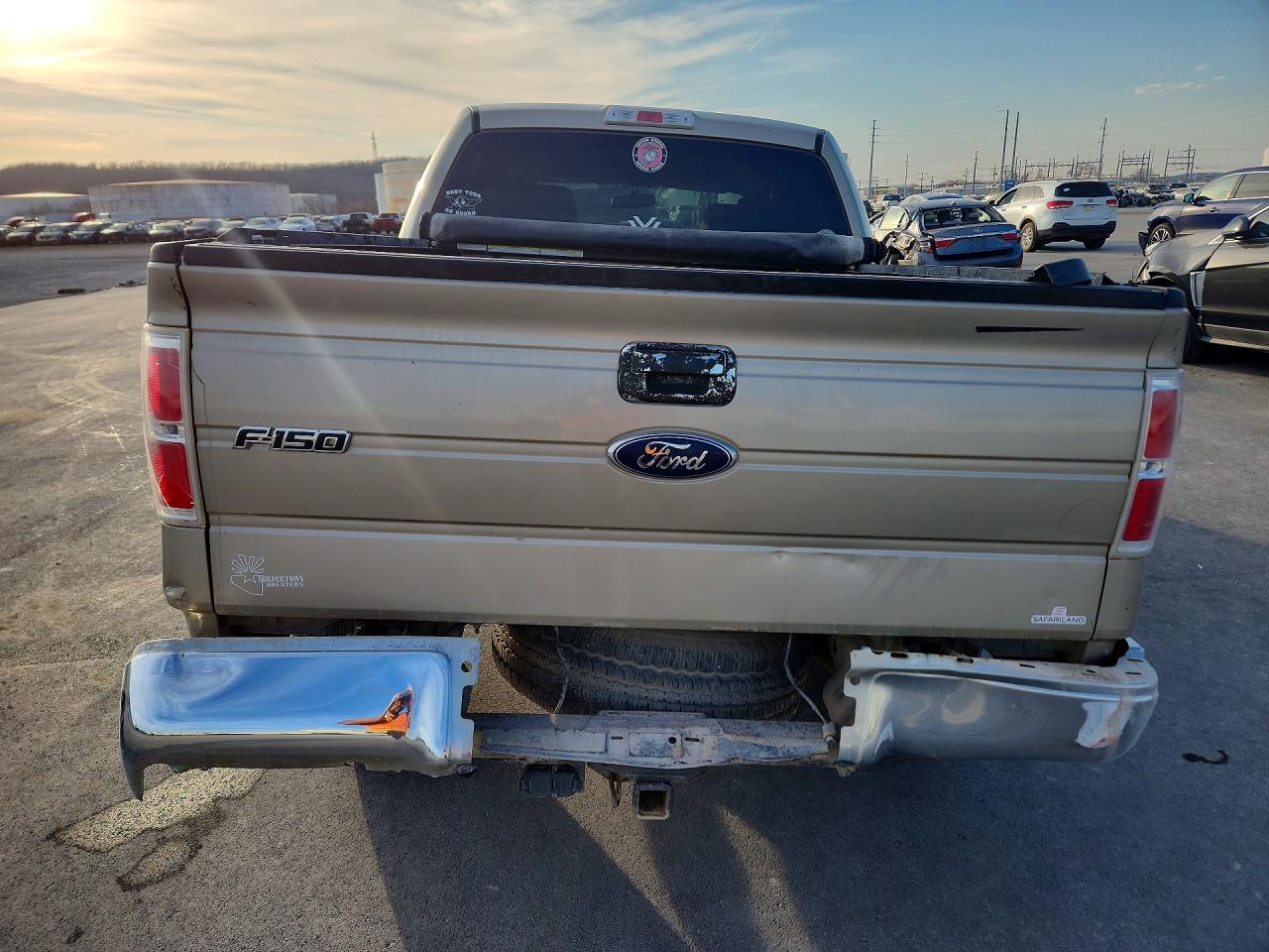 2009 Ford F150 Supercrew Желто-коричневый vin: 1FTPW14V09KC94705