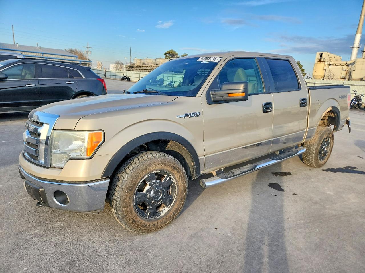 2009 Ford F150 Supercrew Желто-коричневый vin: 1FTPW14V09KC94705