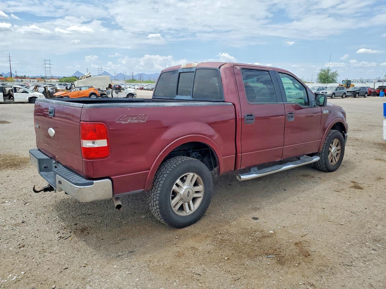 2006 Ford F150 Supercrew Maroon vin: 1FTPW14V16FB14832