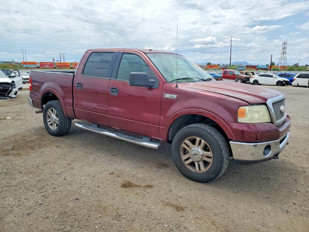 2006 Ford F150 Supercrew Maroon vin: 1FTPW14V16FB14832