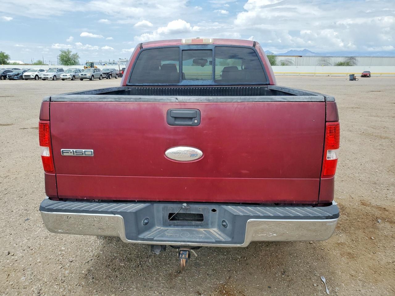 2006 Ford F150 Supercrew Maroon vin: 1FTPW14V16FB14832