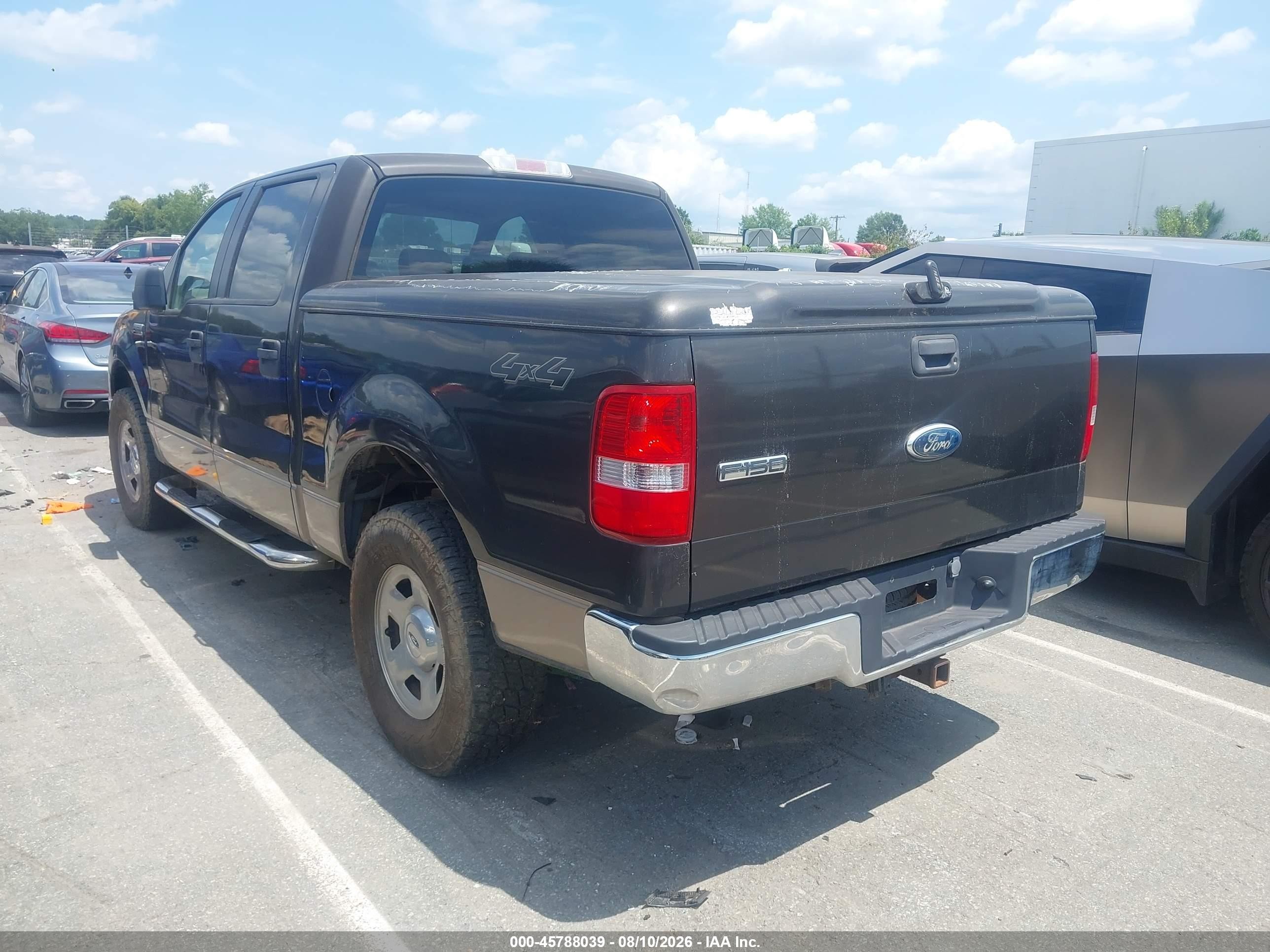 2006 Ford F-150 Fx4/lariat/xlt Brown vin: 1FTPW14V16KC58579