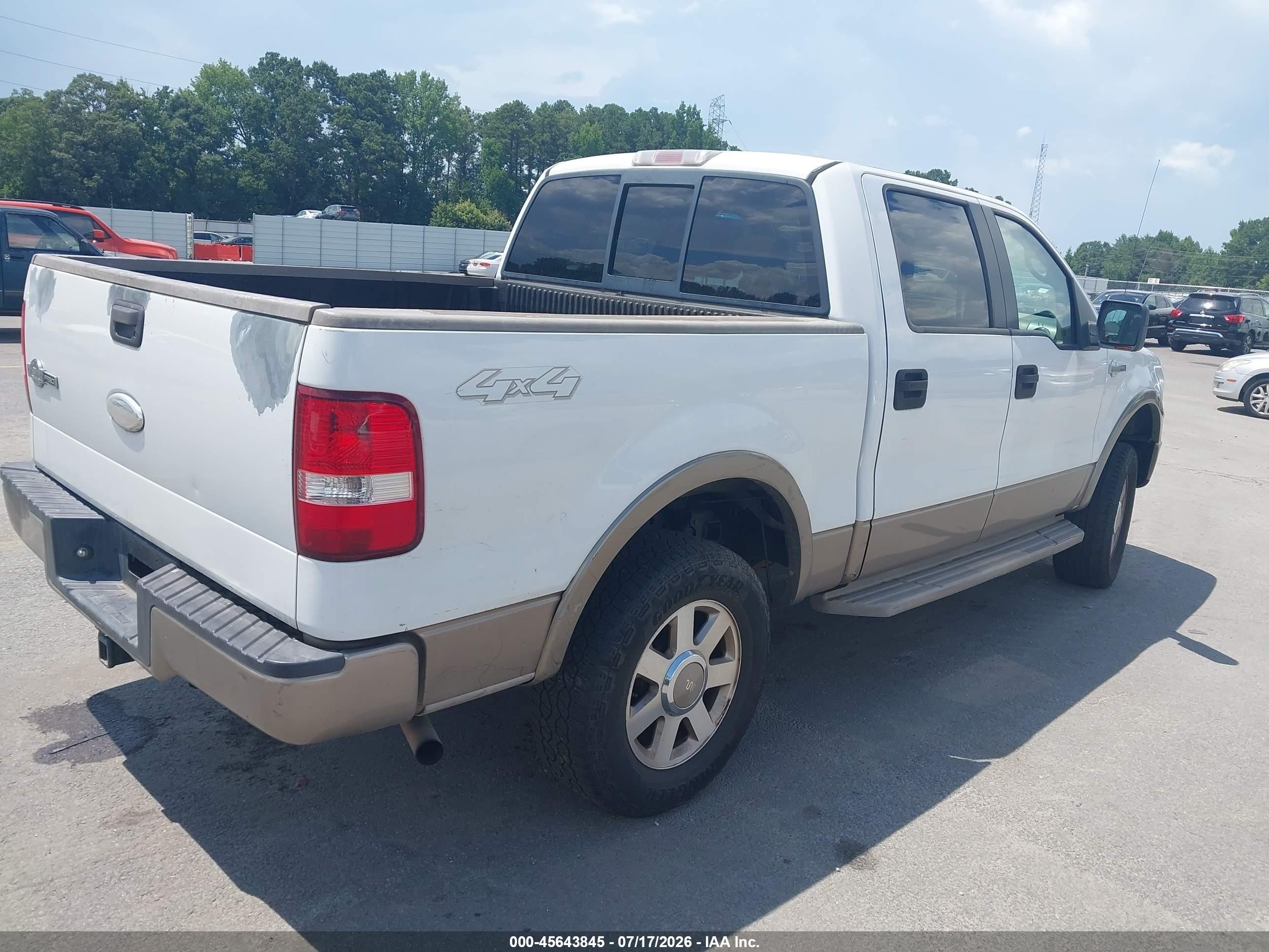 2006 Ford F-150 Fx4/lariat/xlt White vin: 1FTPW14V16KC83420