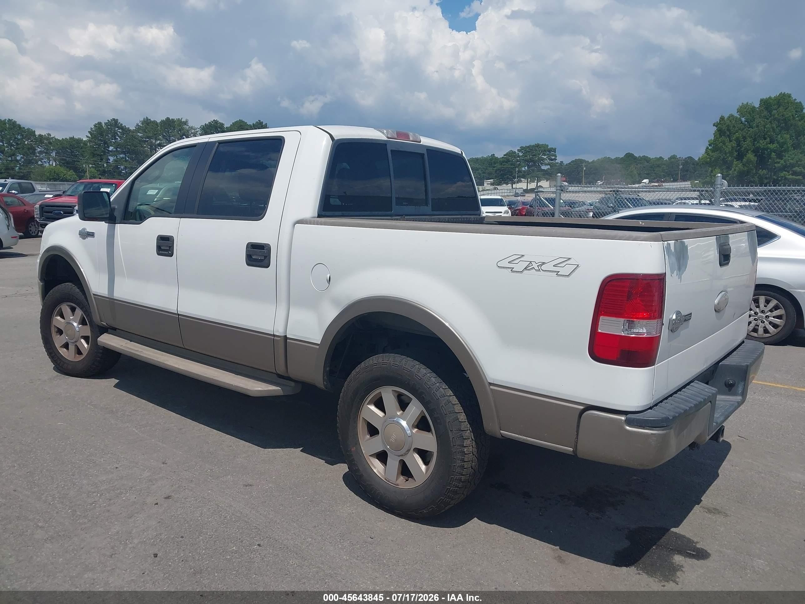 2006 Ford F-150 Fx4/lariat/xlt White vin: 1FTPW14V16KC83420