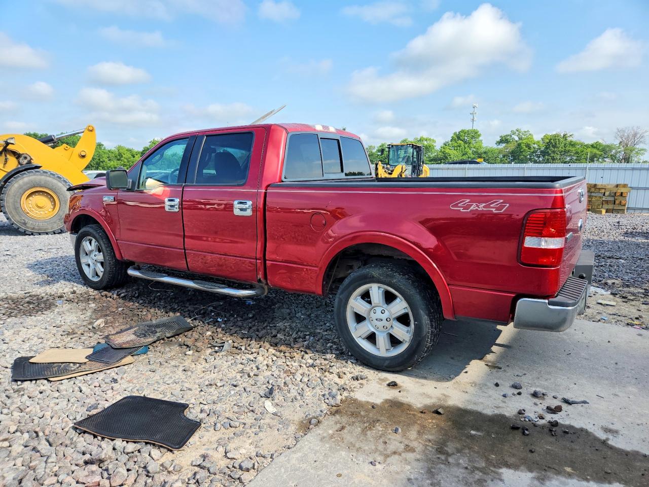 2007 Ford F150 Supercrew Red vin: 1FTPW14V17FA11170