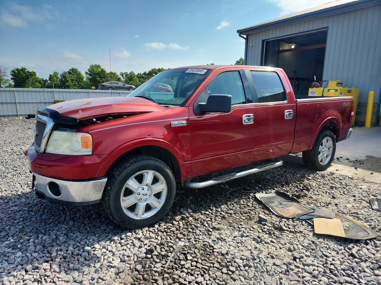 2007 Ford F150 Supercrew Red vin: 1FTPW14V17FA11170