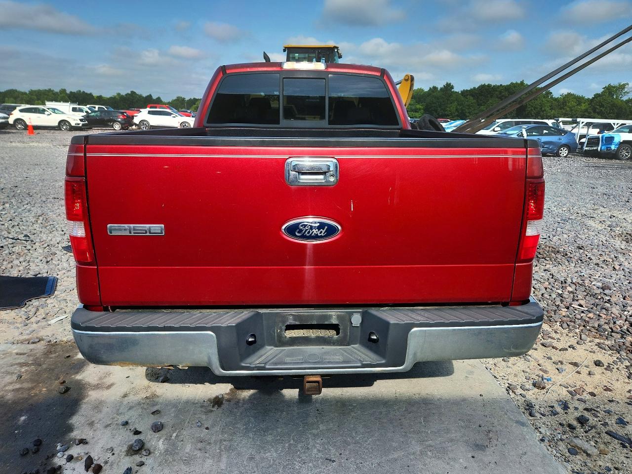 2007 Ford F150 Supercrew Red vin: 1FTPW14V17FA11170
