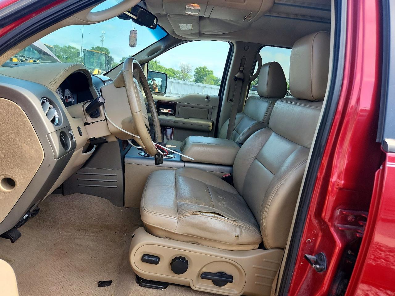 2007 Ford F150 Supercrew Red vin: 1FTPW14V17FA11170