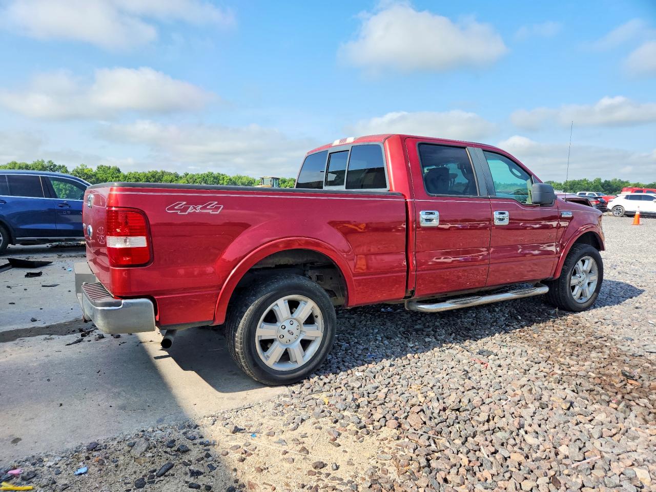 2007 Ford F150 Supercrew Red vin: 1FTPW14V17FA11170