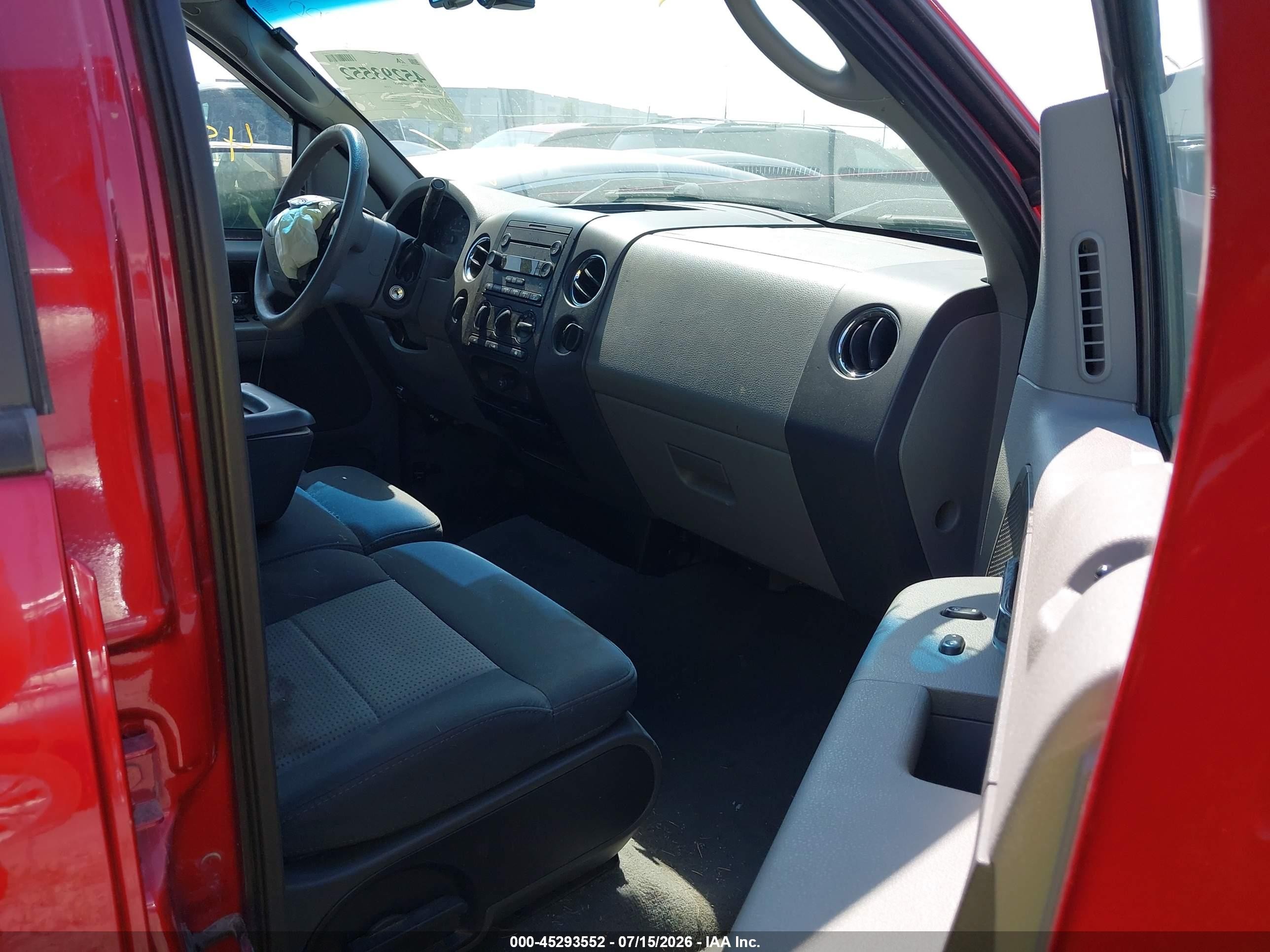 2007 Ford F-150 Red vin: 1FTPW14V17FB26948