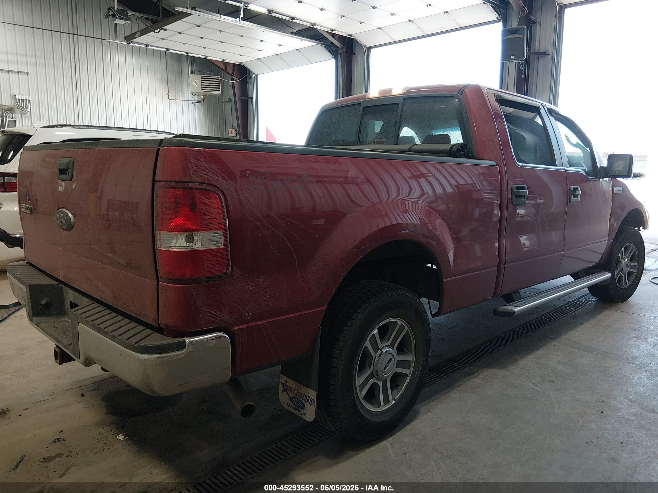 2007 Ford F-150 Red vin: 1FTPW14V17FB26948