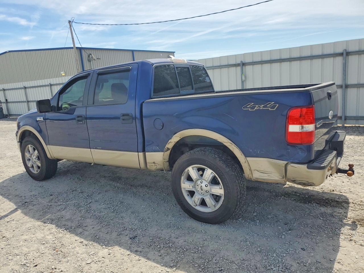 2007 Ford F150 Supercrew Blue vin: 1FTPW14V17FB32698