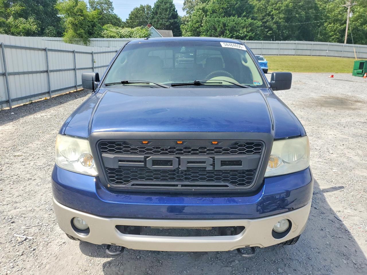 2007 Ford F150 Supercrew Blue vin: 1FTPW14V17FB32698