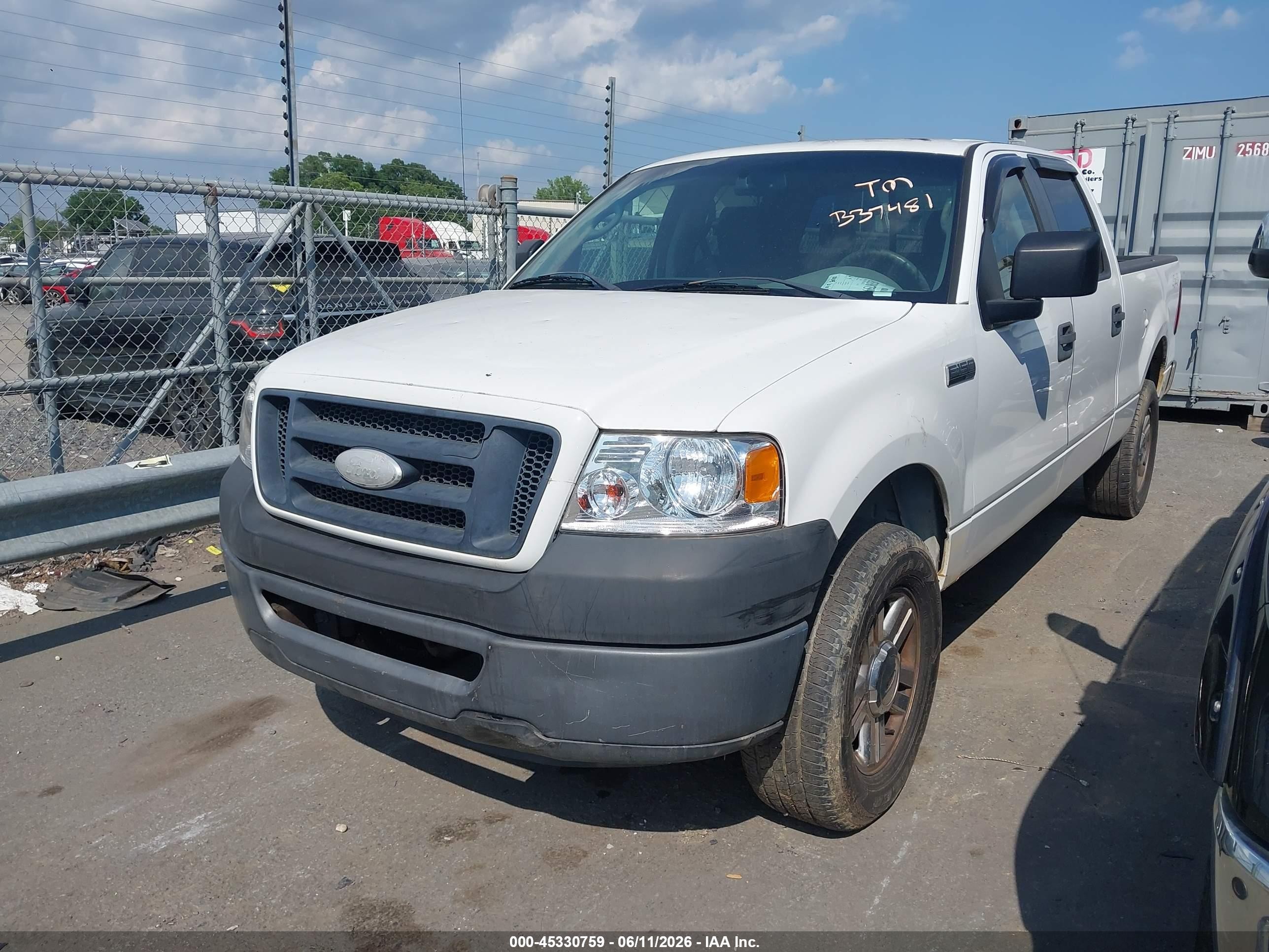 2007 Ford F-150 Fx4/lariat/xlt White vin: 1FTPW14V17FB37481
