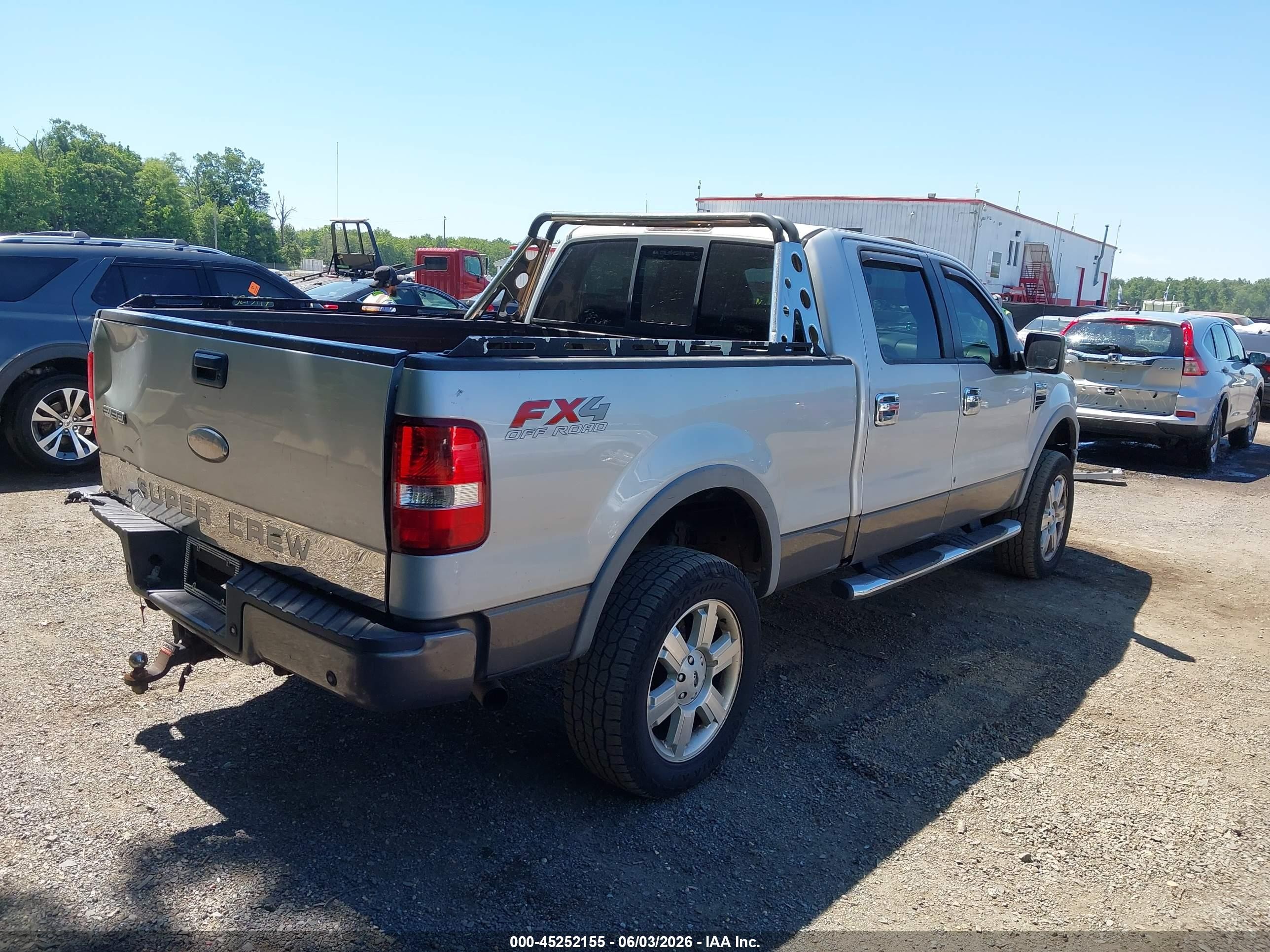 2007 Ford F-150 Fx4/lariat/xlt Gray vin: 1FTPW14V17FB68200
