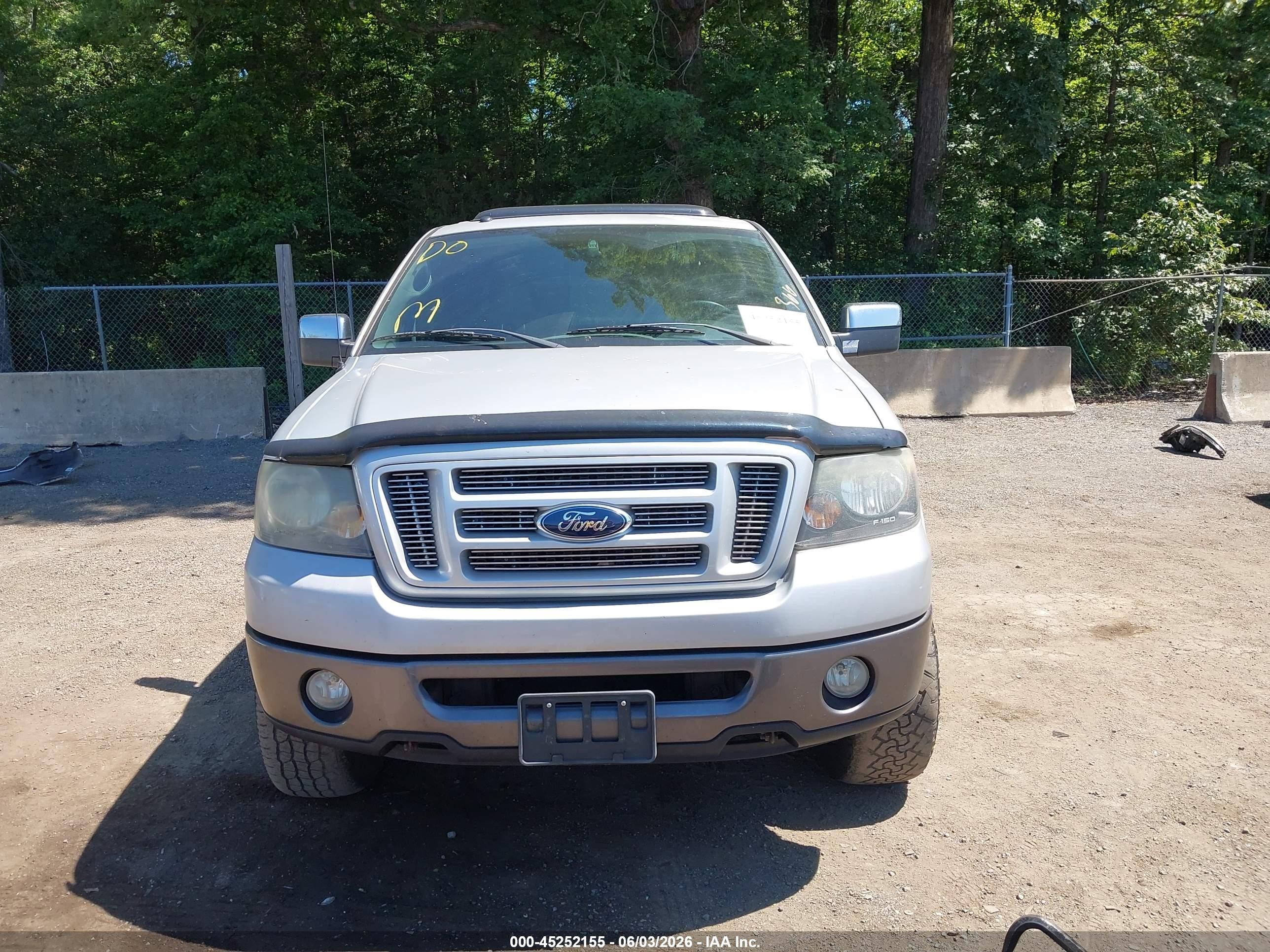 2007 Ford F-150 Fx4/lariat/xlt Gray vin: 1FTPW14V17FB68200