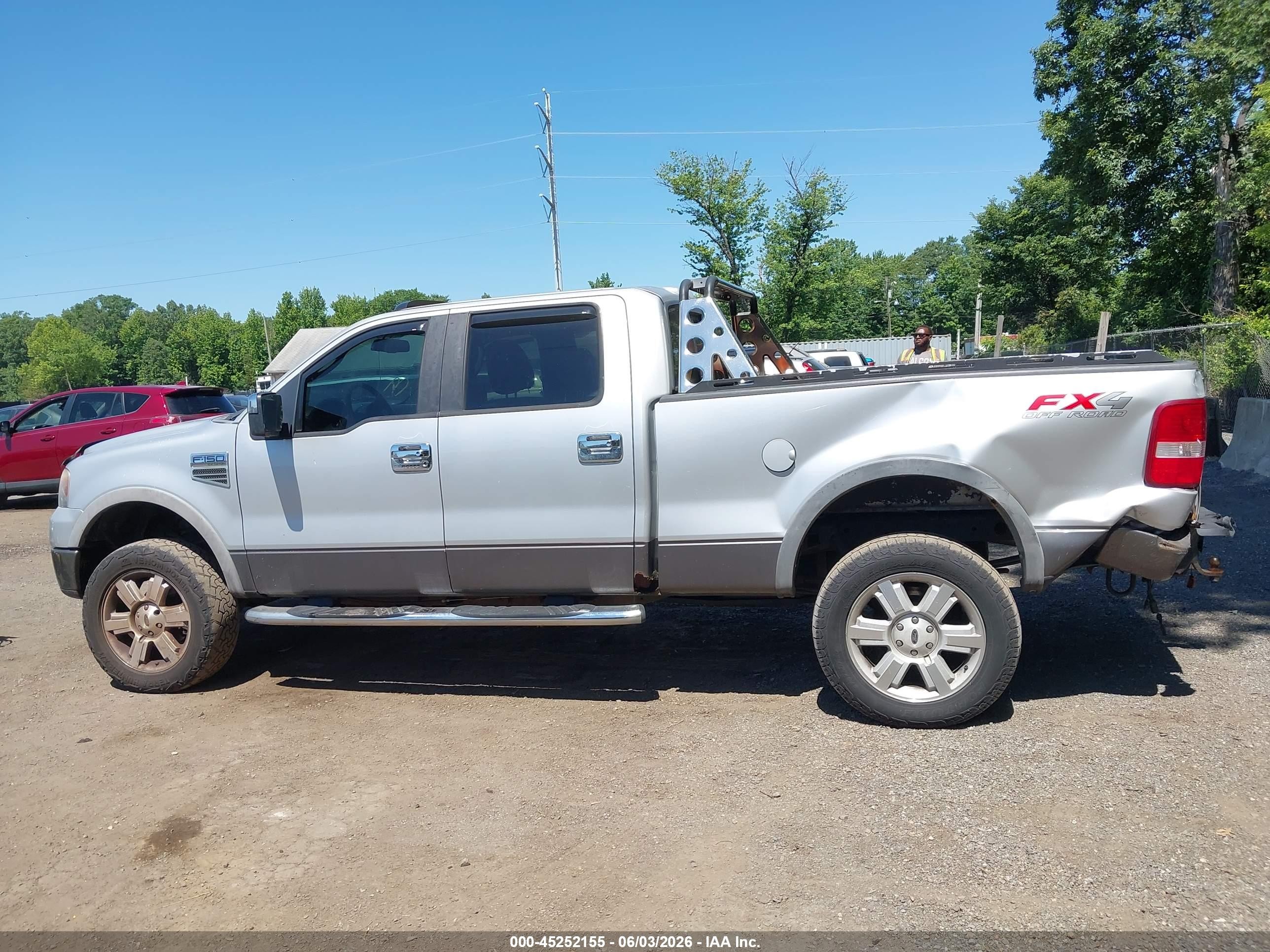 2007 Ford F-150 Fx4/lariat/xlt Gray vin: 1FTPW14V17FB68200