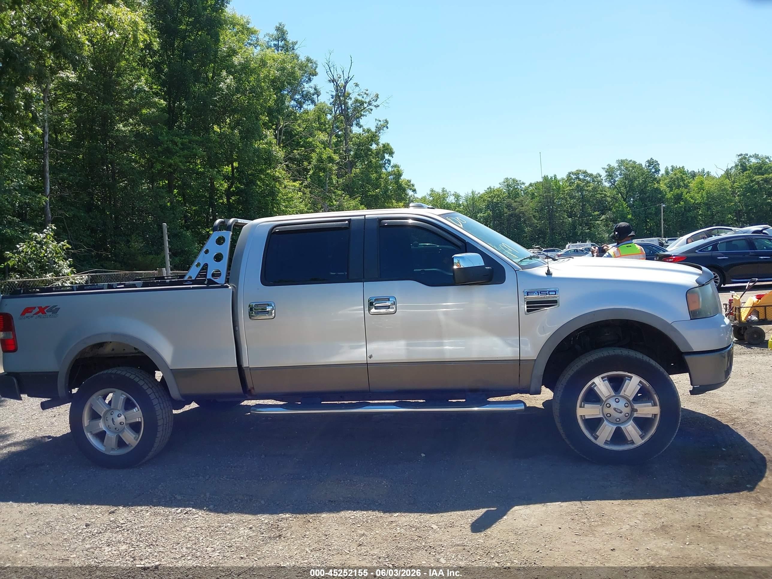 2007 Ford F-150 Fx4/lariat/xlt Gray vin: 1FTPW14V17FB68200