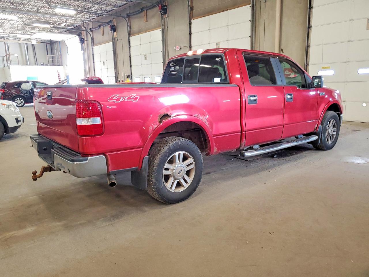 2007 Ford F150 Supercrew Red vin: 1FTPW14V17FB80301