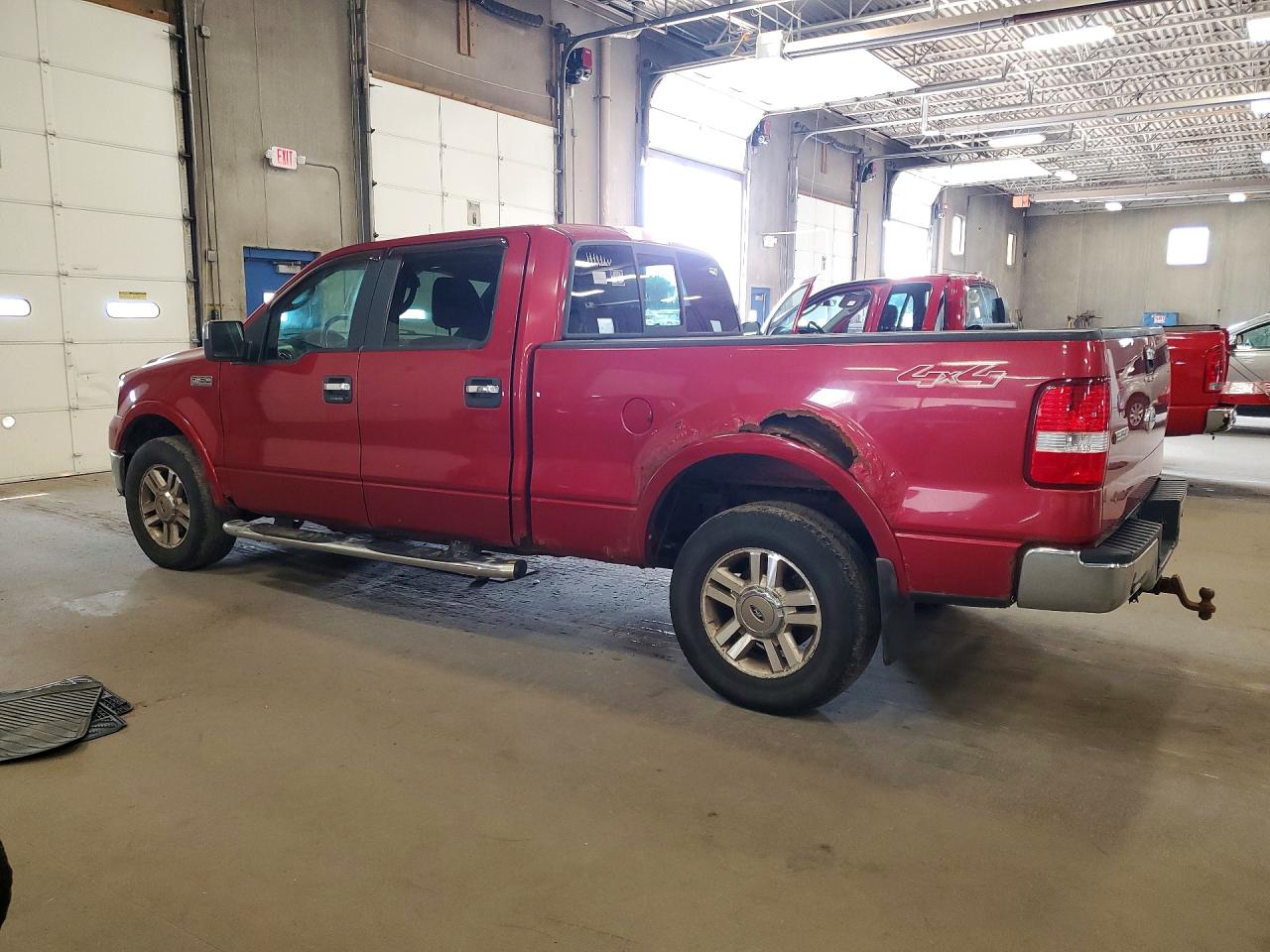 2007 Ford F150 Supercrew Red vin: 1FTPW14V17FB80301