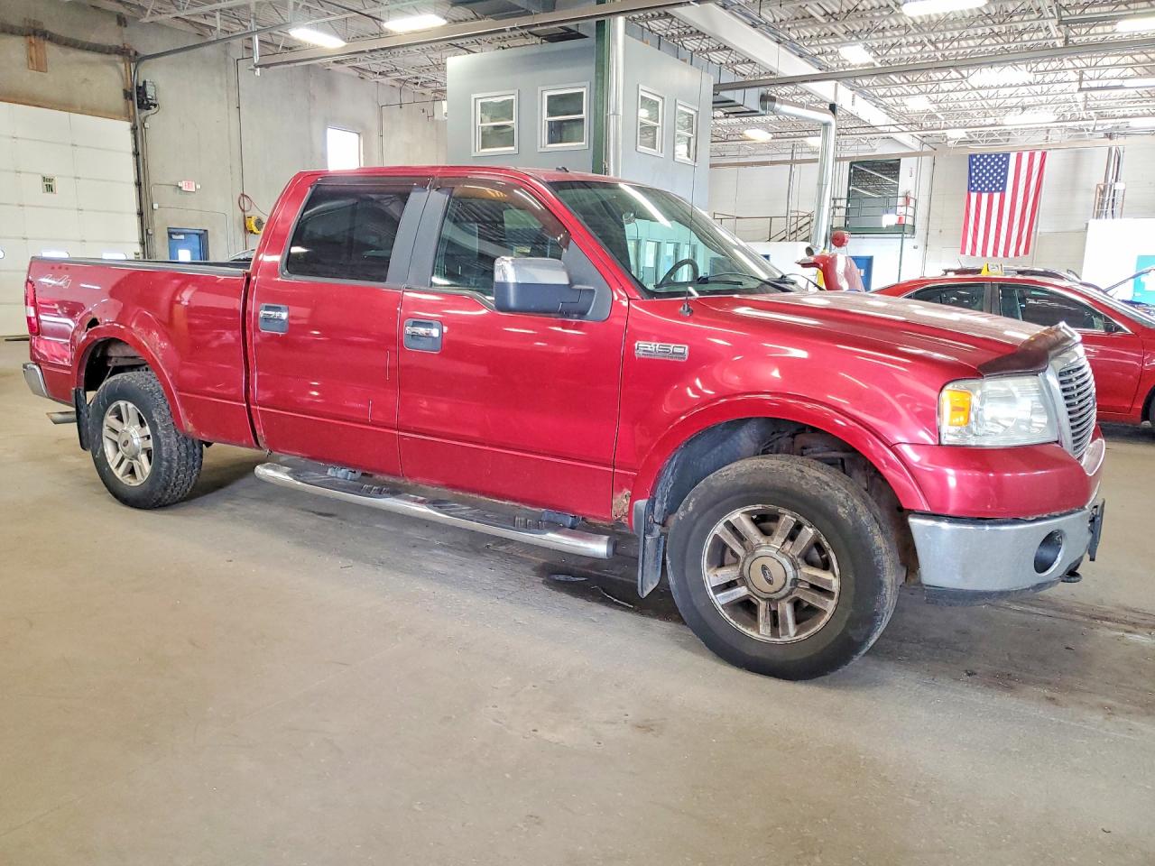2007 Ford F150 Supercrew Red vin: 1FTPW14V17FB80301