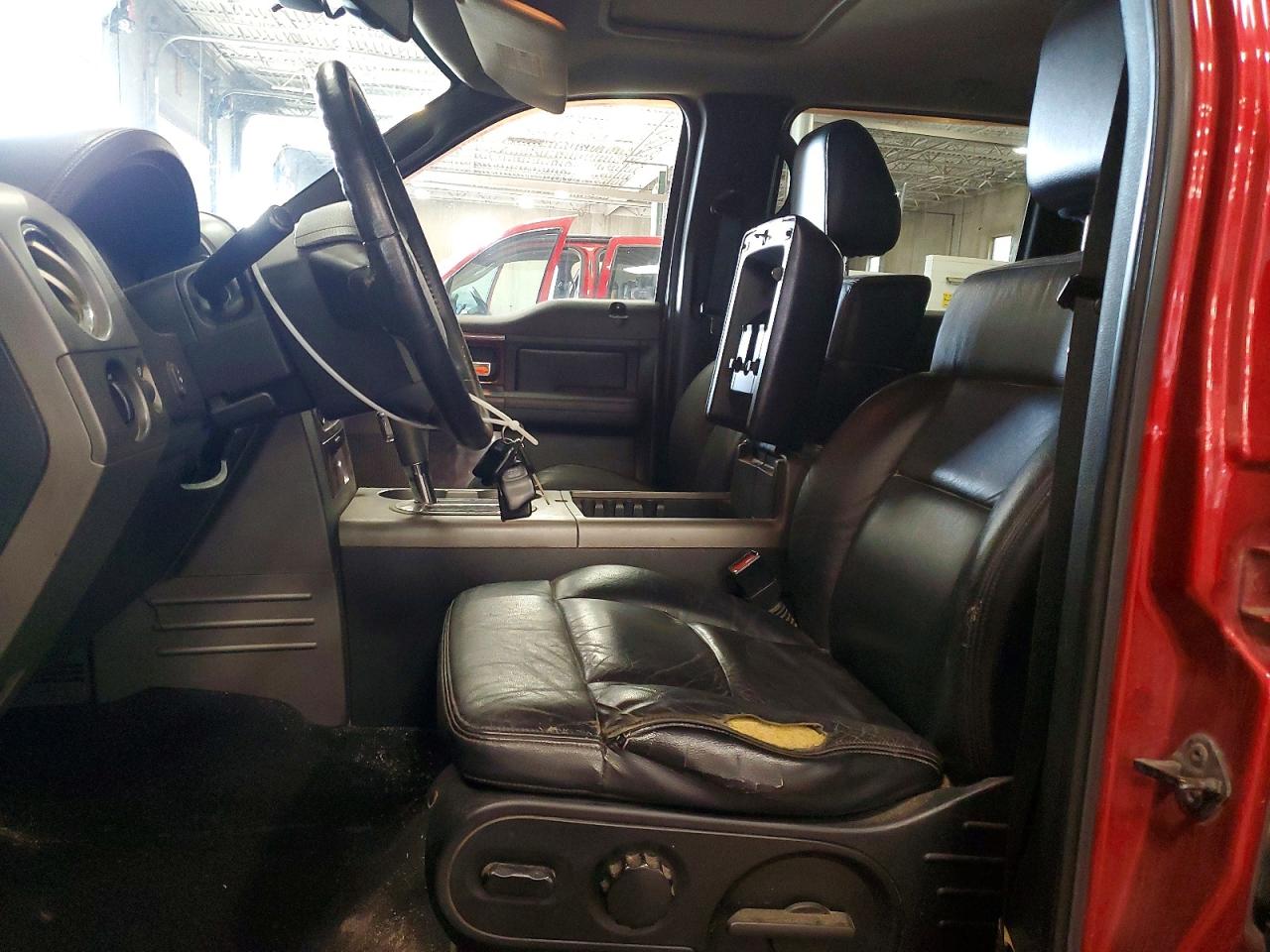 2007 Ford F150 Supercrew Red vin: 1FTPW14V17FB80301