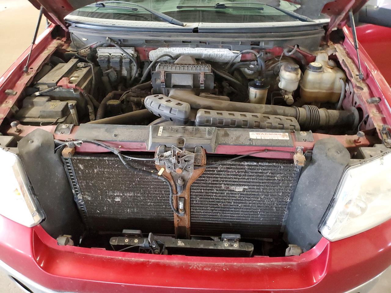 2007 Ford F150 Supercrew Red vin: 1FTPW14V17FB80301