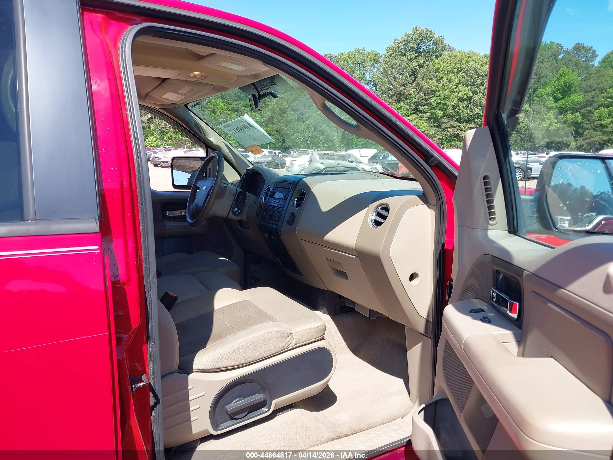 2007 Ford F-150 Fx4/lariat/xlt Red vin: 1FTPW14V17FB85224