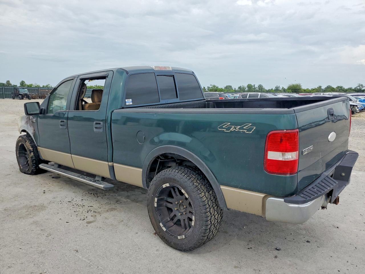 2007 Ford F150 Supercrew Зеленый vin: 1FTPW14V17KA95594