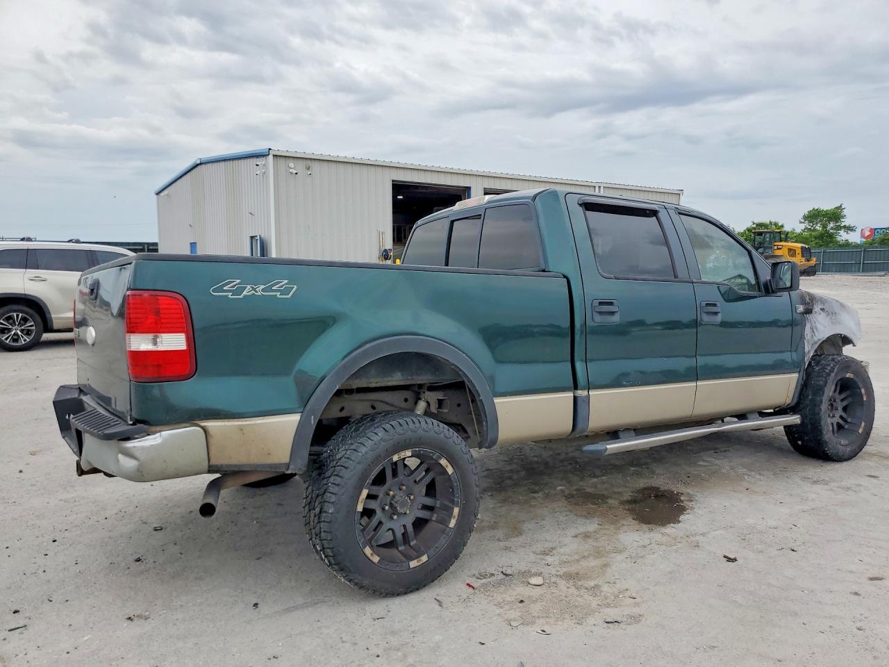 2007 Ford F150 Supercrew Зеленый vin: 1FTPW14V17KA95594