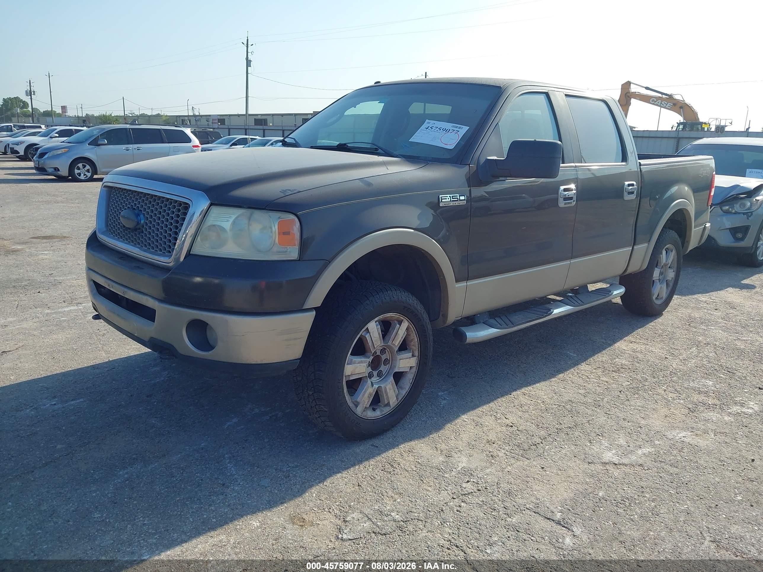 2007 Ford F-150 Fx4/lariat/xlt Gray vin: 1FTPW14V17KD18913