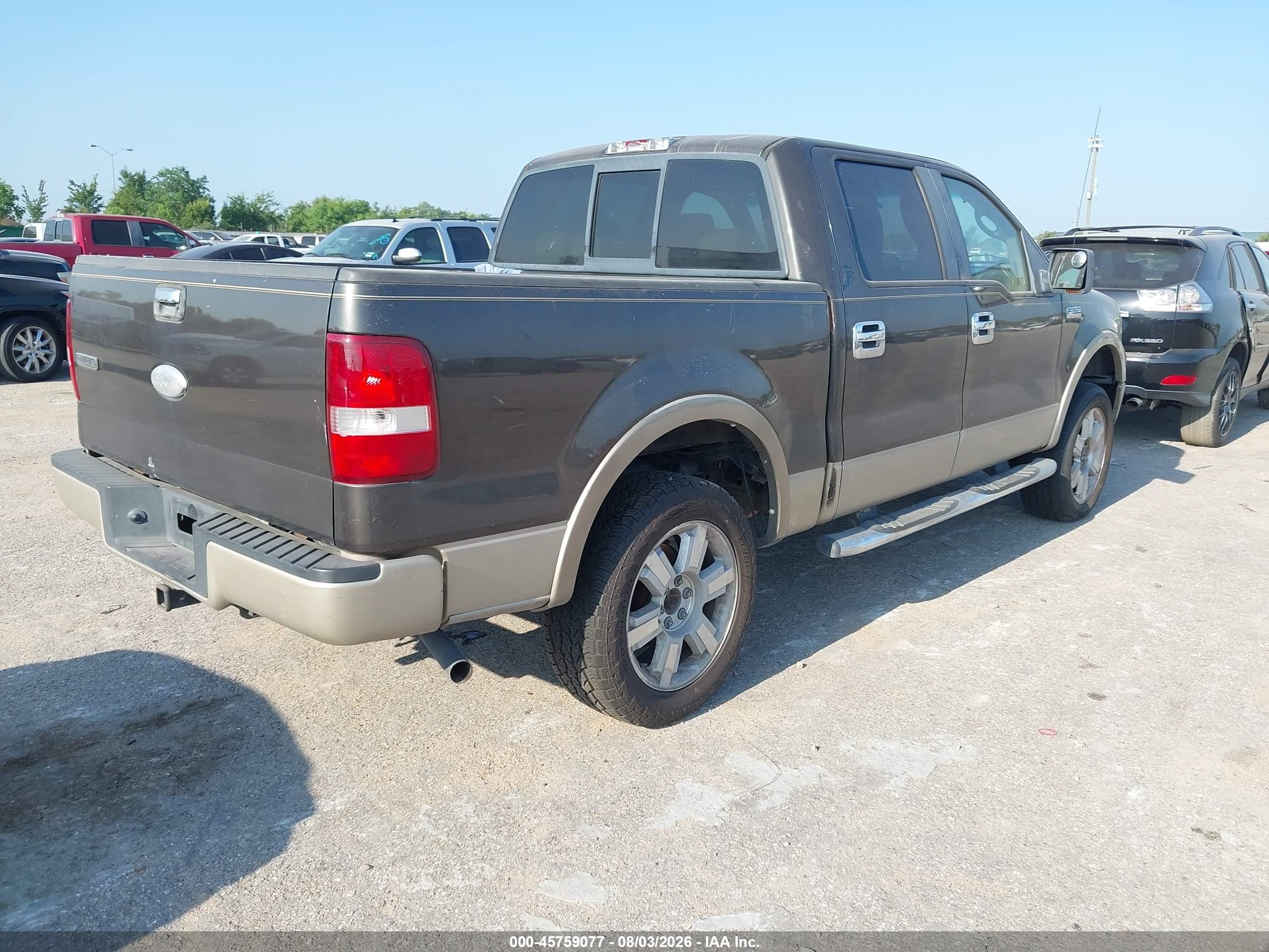 2007 Ford F-150 Fx4/lariat/xlt Gray vin: 1FTPW14V17KD18913