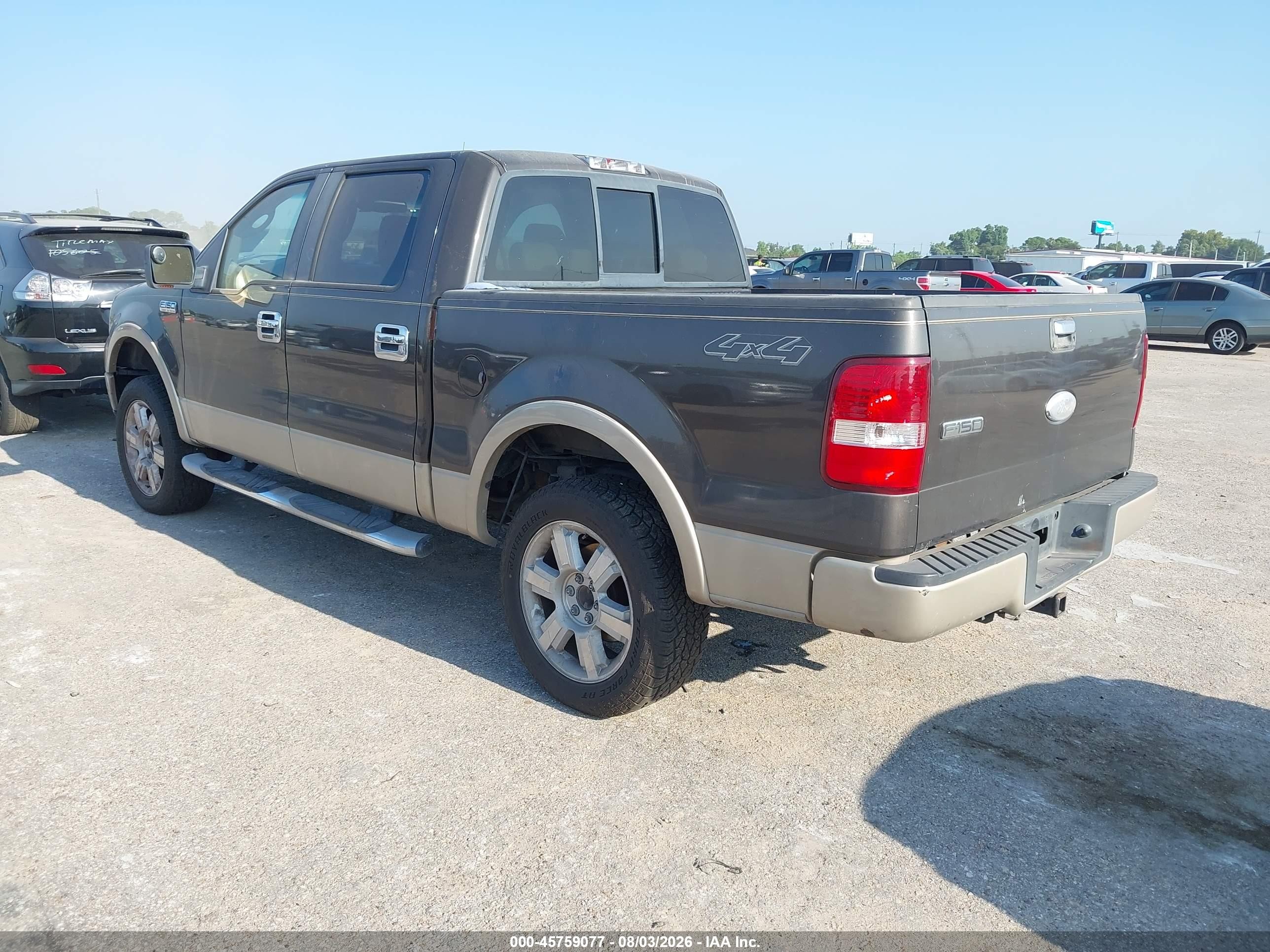 2007 Ford F-150 Fx4/lariat/xlt Gray vin: 1FTPW14V17KD18913