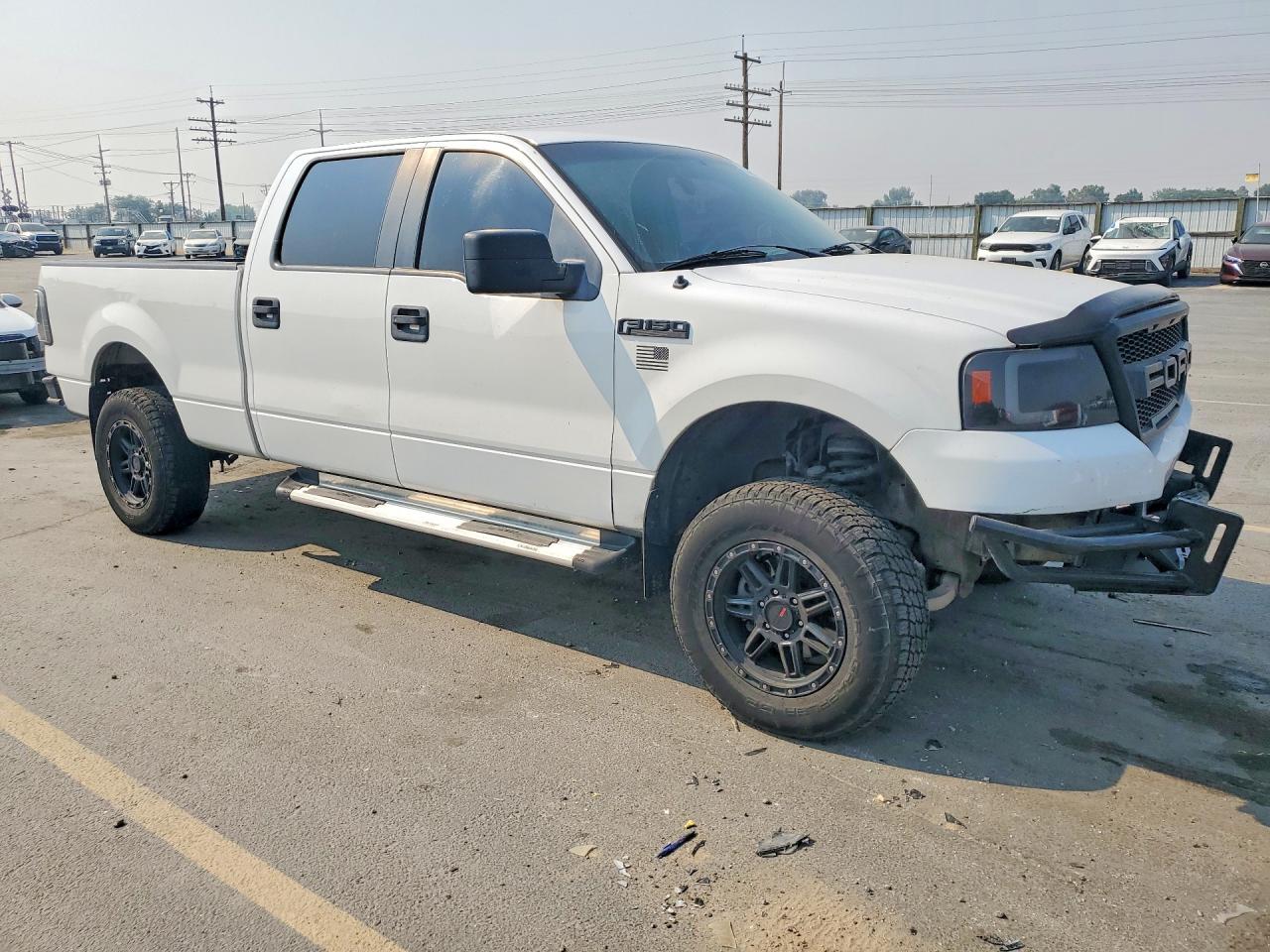 2007 Ford F150 Supercrew White vin: 1FTPW14V17KD26123