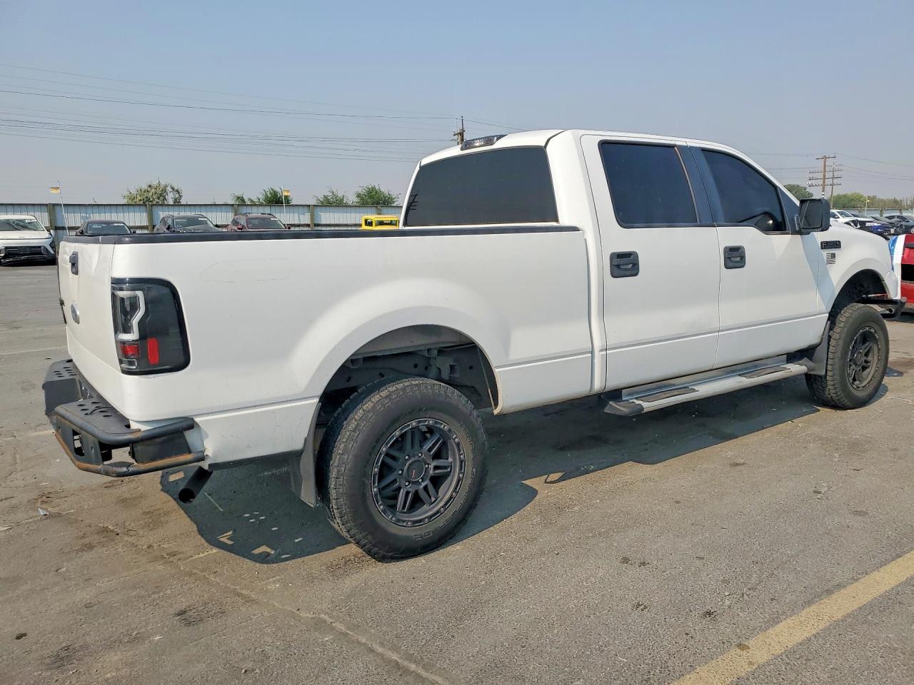 2007 Ford F150 Supercrew White vin: 1FTPW14V17KD26123