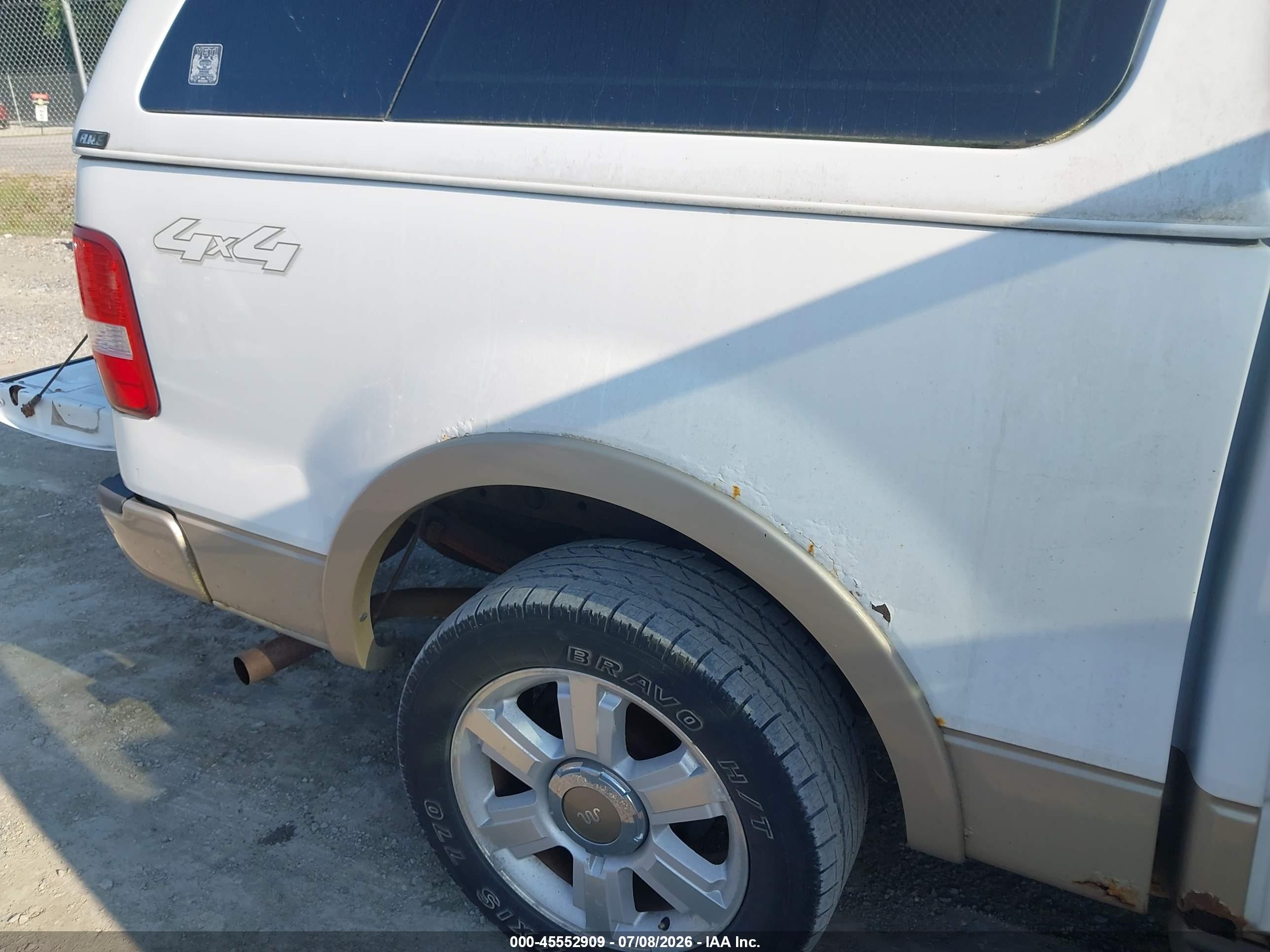 2007 Ford F-150 Fx4/lariat/xlt White vin: 1FTPW14V17KD37378