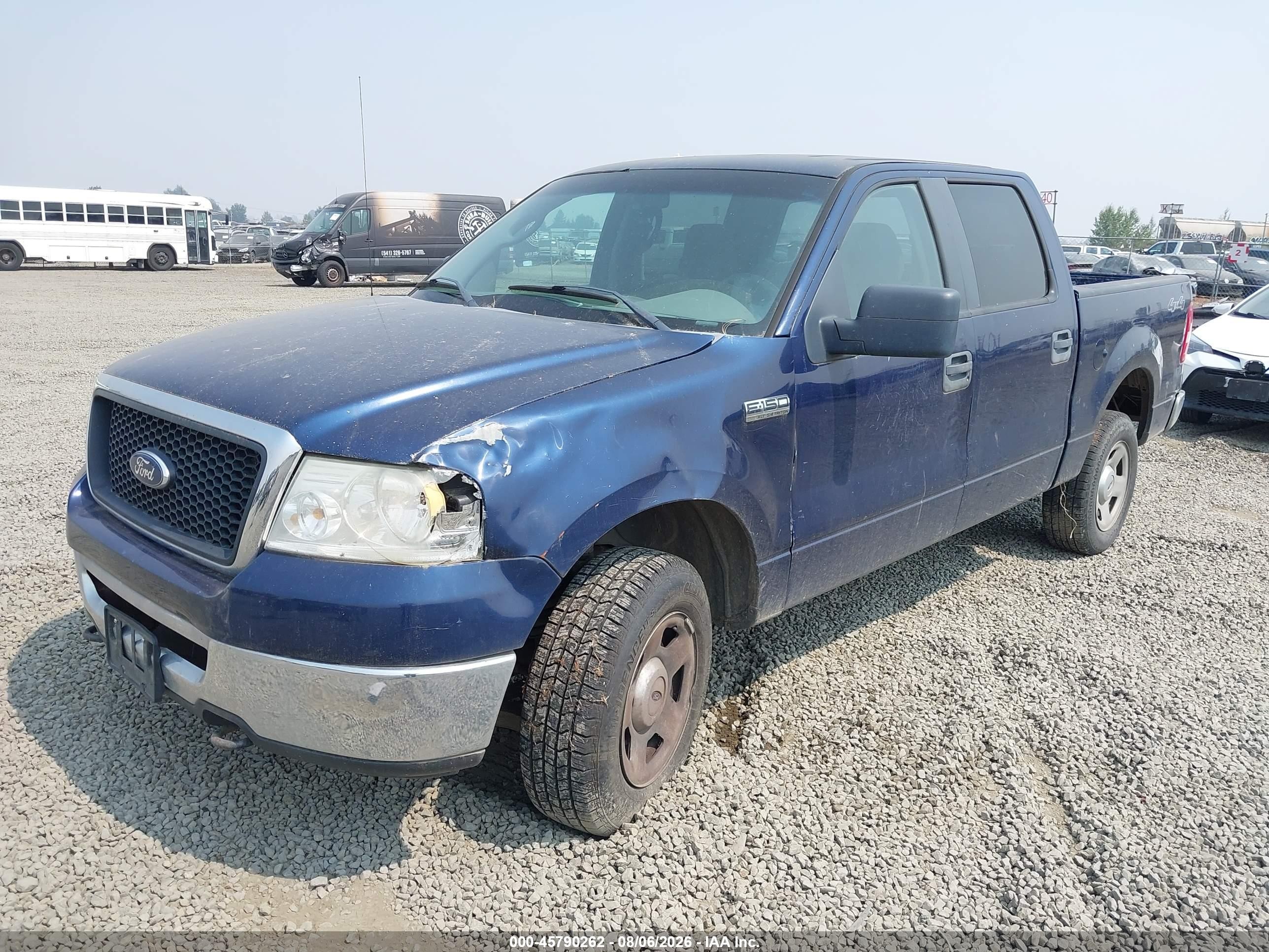 2007 Ford F-150 Fx4/lariat/xlt Blue vin: 1FTPW14V17KD52446