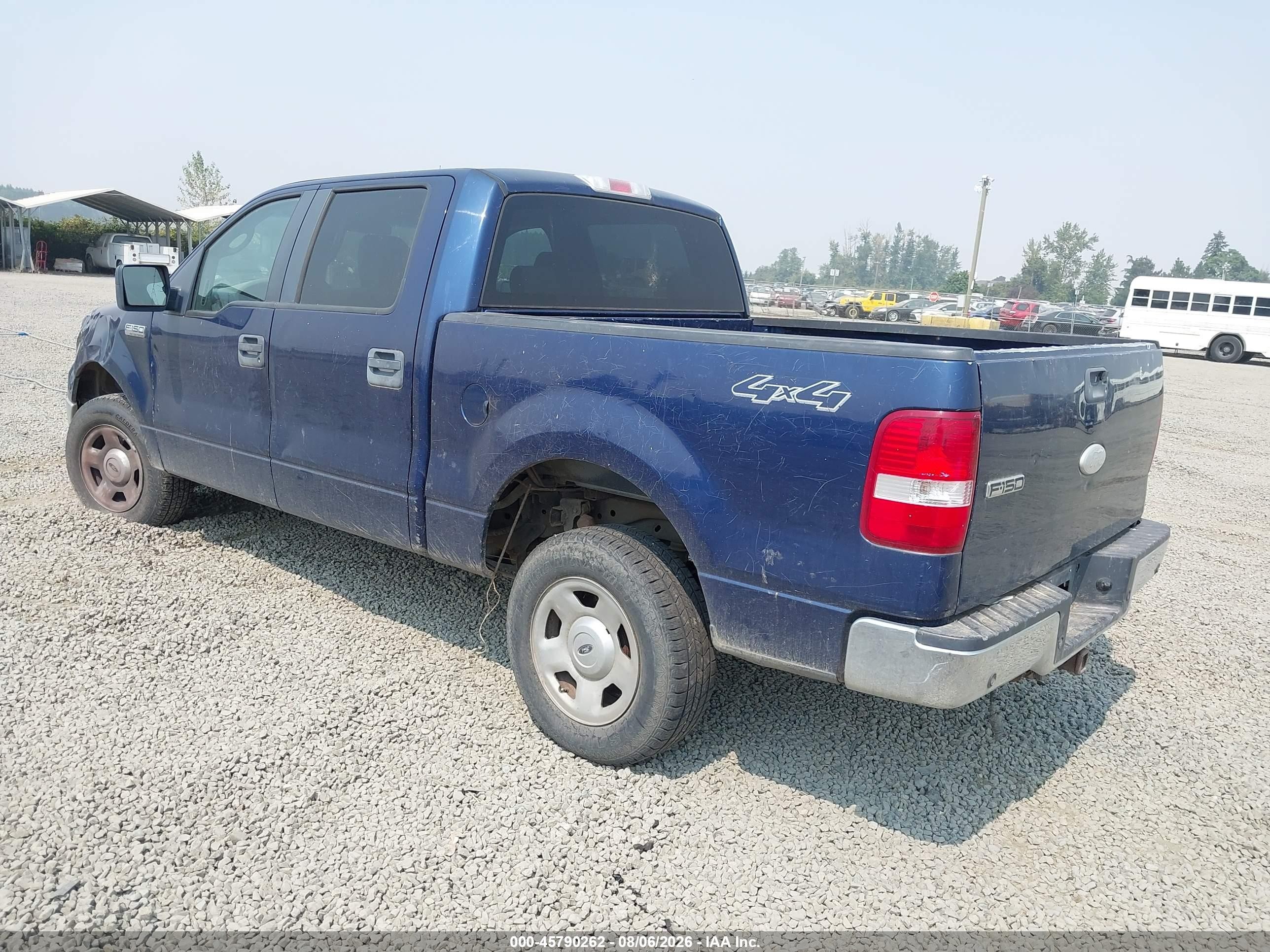 2007 Ford F-150 Fx4/lariat/xlt Blue vin: 1FTPW14V17KD52446