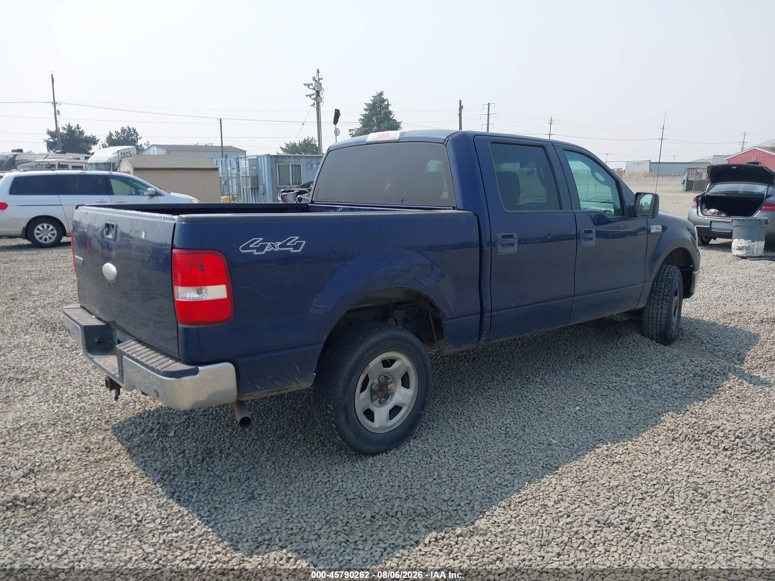 2007 Ford F-150 Fx4/lariat/xlt Blue vin: 1FTPW14V17KD52446