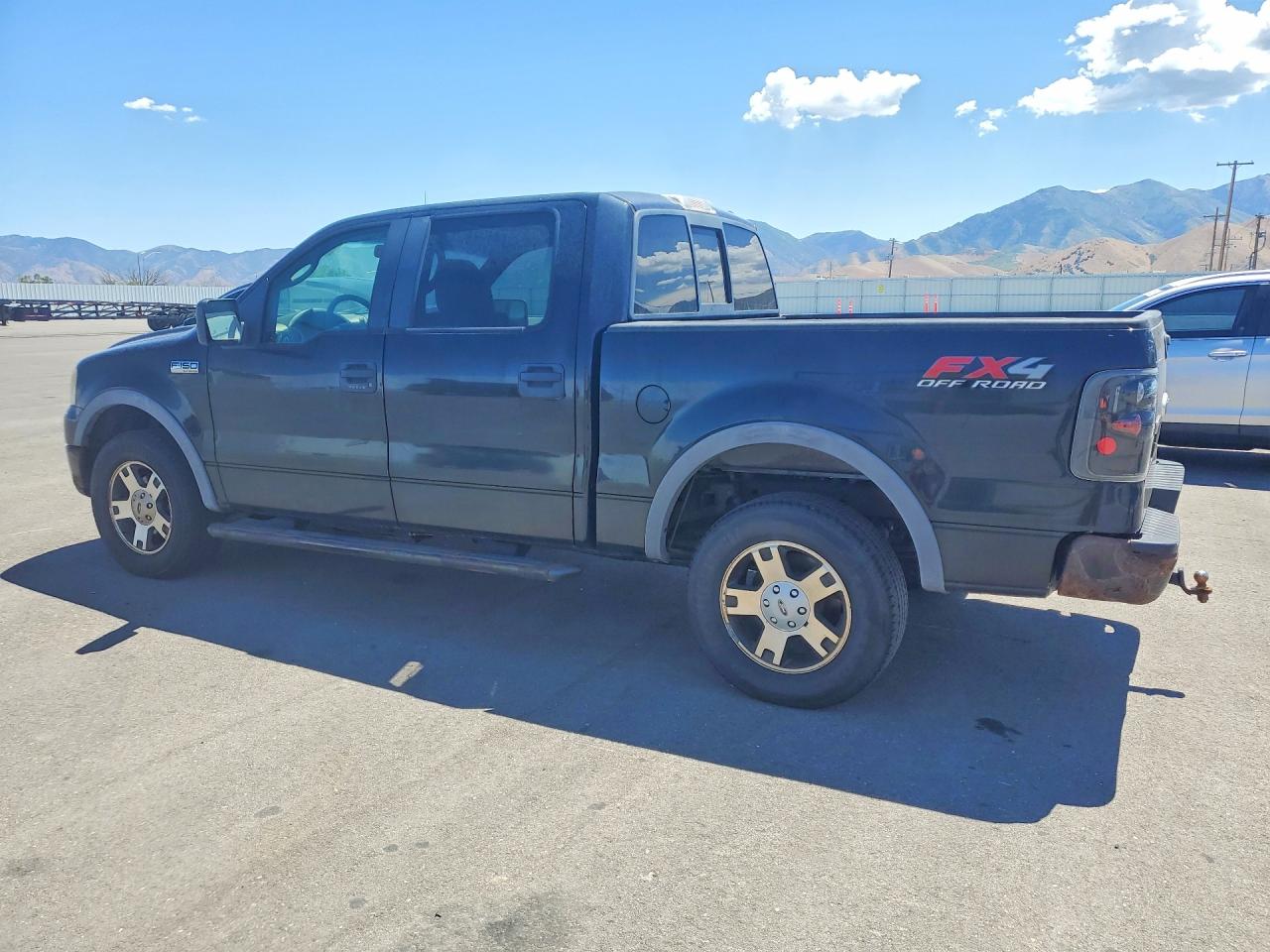 2007 Ford F150 Supercrew Black vin: 1FTPW14V17KD58098