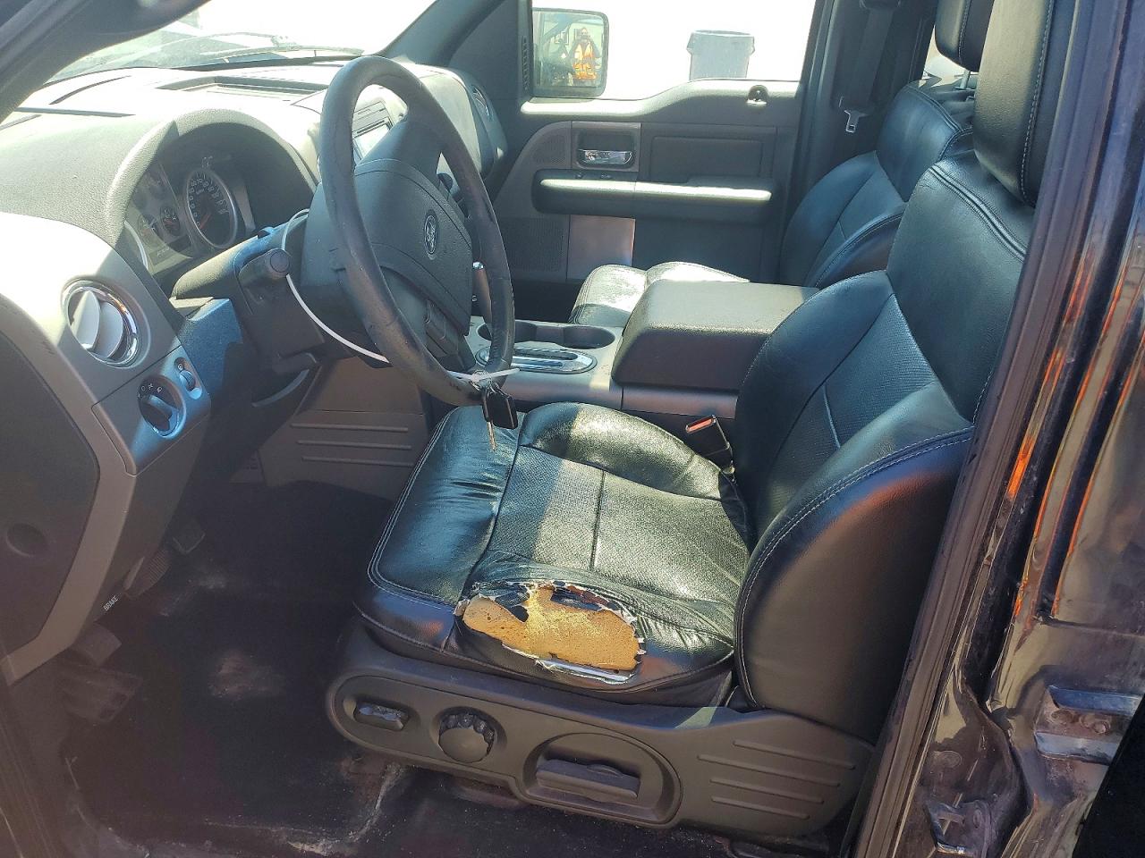 2007 Ford F150 Supercrew Black vin: 1FTPW14V17KD58098