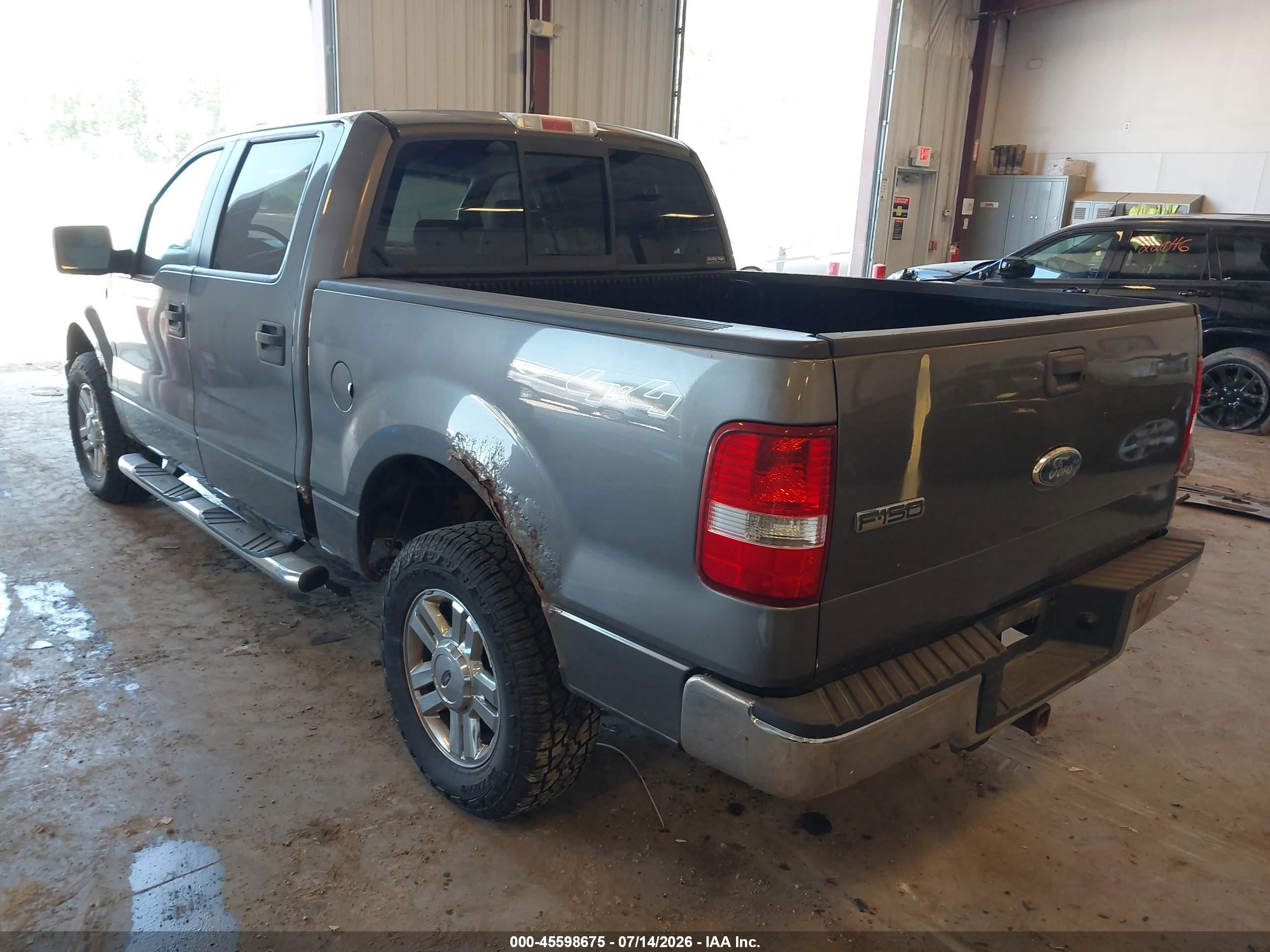 2008 Ford F-150 60th Anniversary/fx4/king Ranch/lariat/xlt Gray vin: 1FTPW14V18FA02745