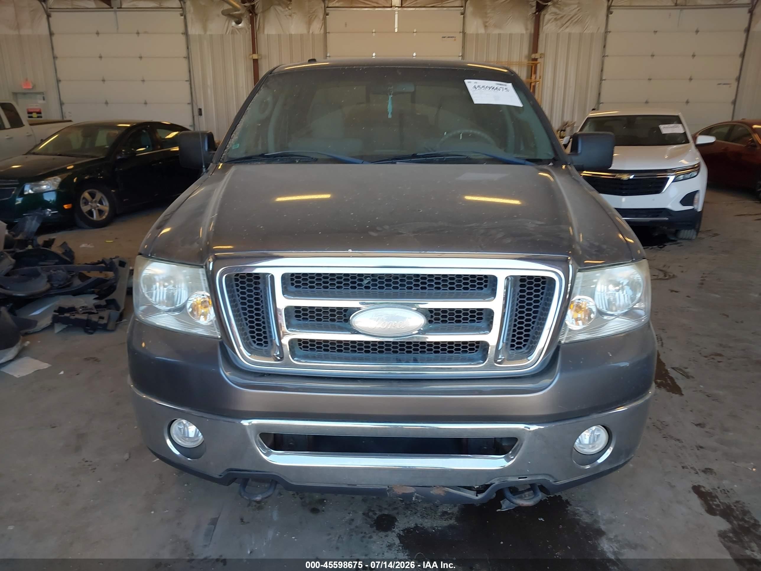 2008 Ford F-150 60th Anniversary/fx4/king Ranch/lariat/xlt Gray vin: 1FTPW14V18FA02745