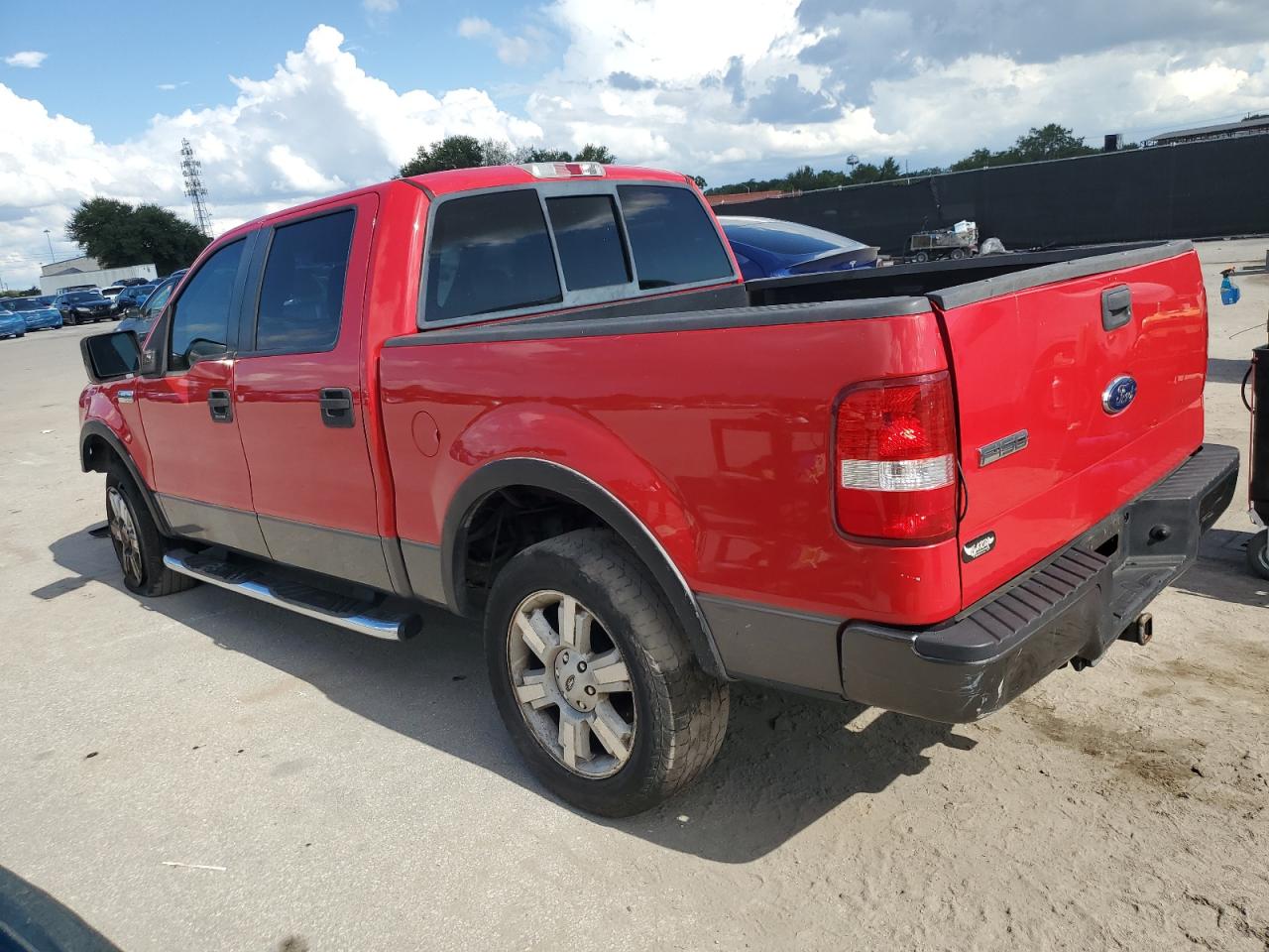 2008 Ford F150 Supercrew Red vin: 1FTPW14V18FA52089