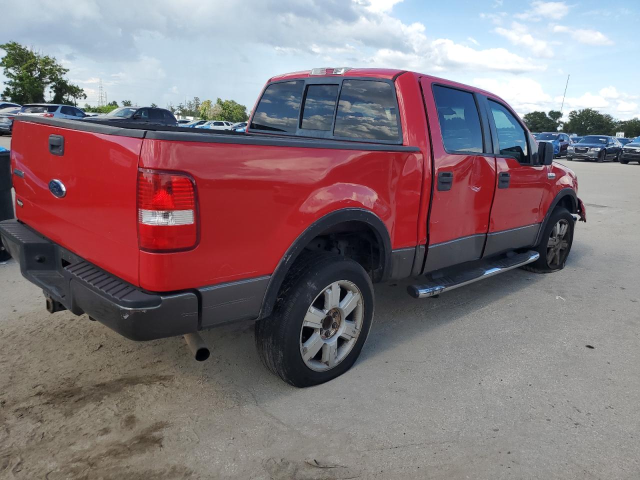 2008 Ford F150 Supercrew Red vin: 1FTPW14V18FA52089